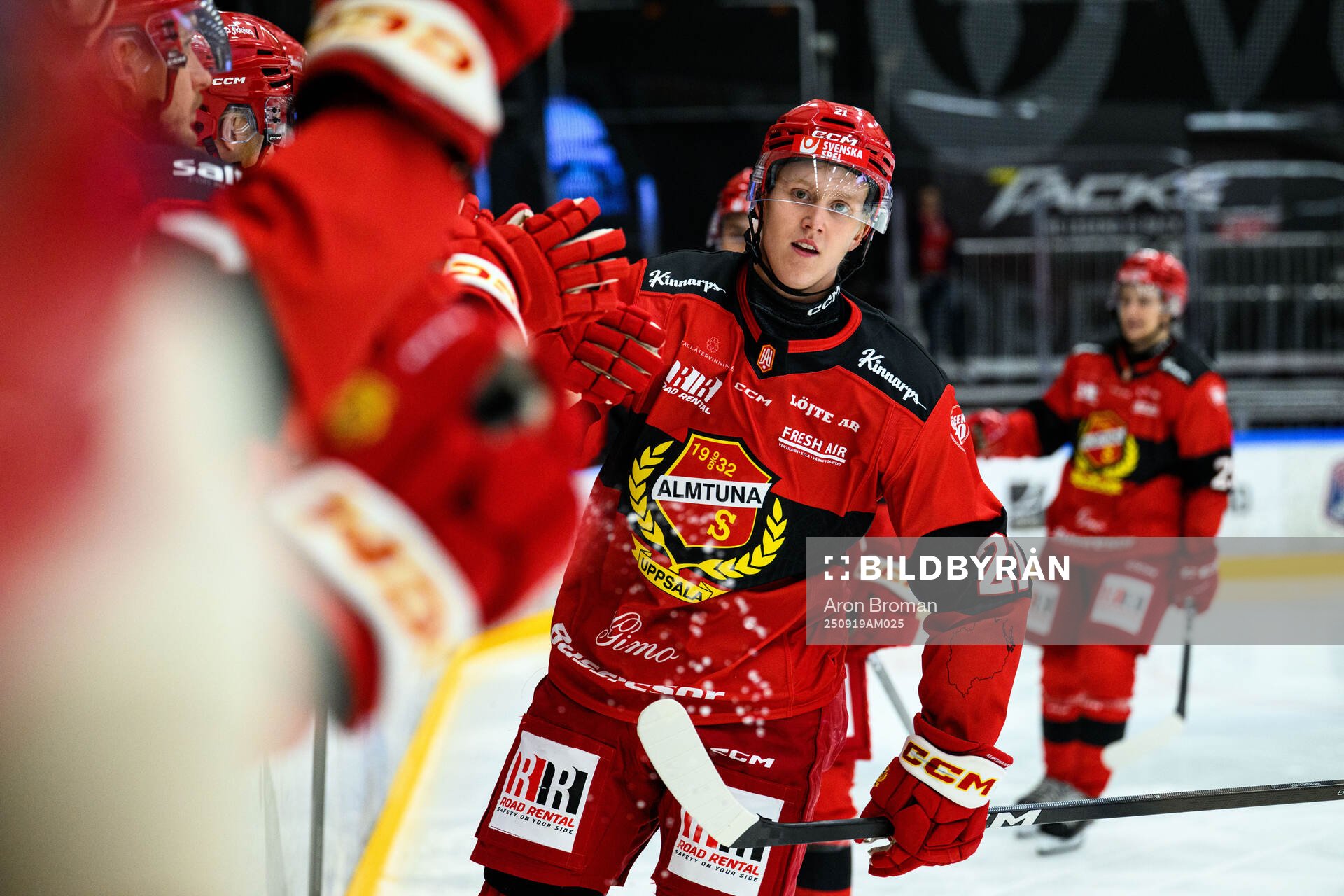 Almtunas Melvin Wersäll jublar