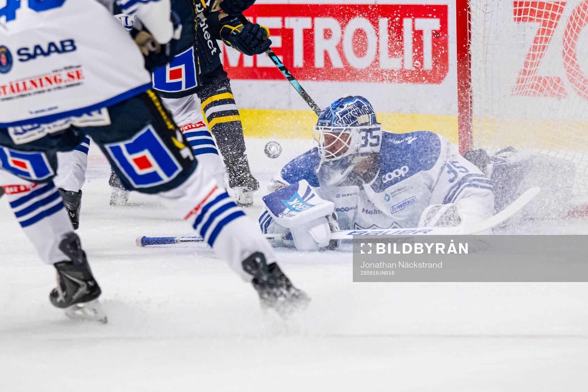 Karlskogas målvakt Lars Volden