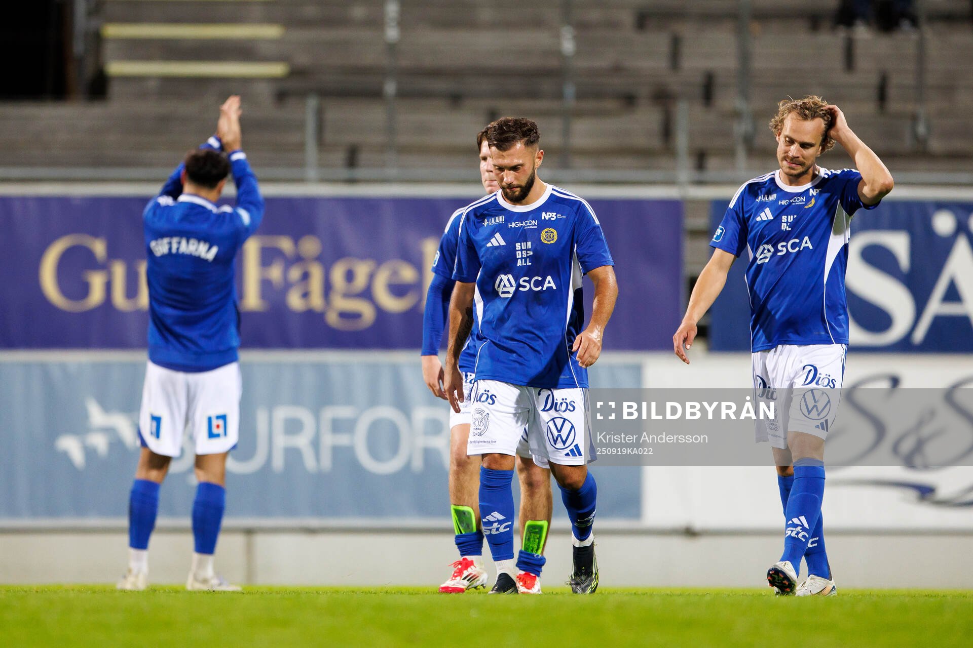 GIF Sundsvalls spelare deppar