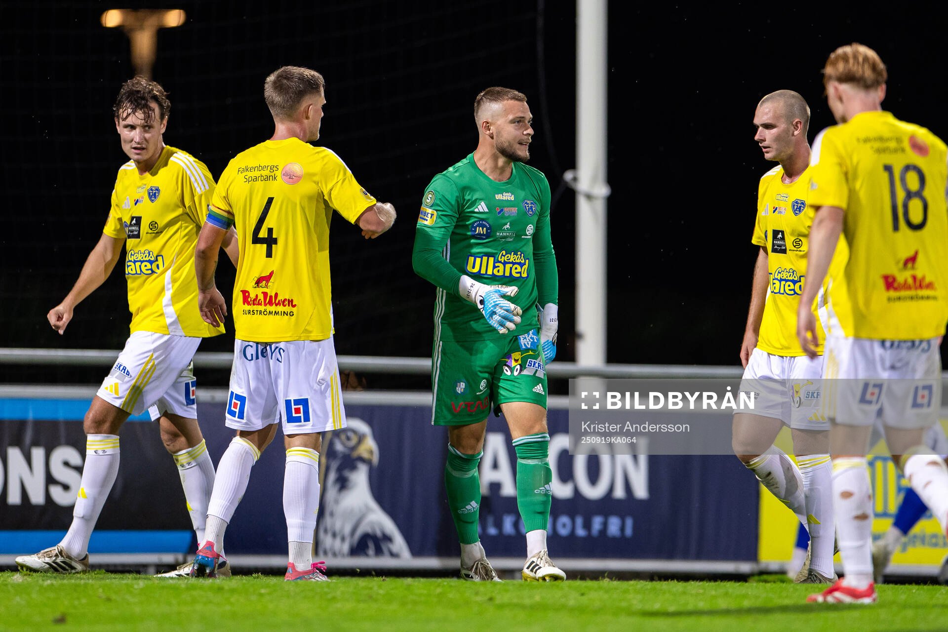 Falkenbergs målvakt Anton Andersson