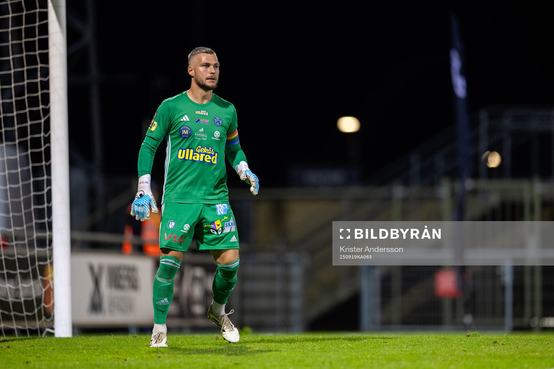 Falkenbergs målvakt Anton Andersson