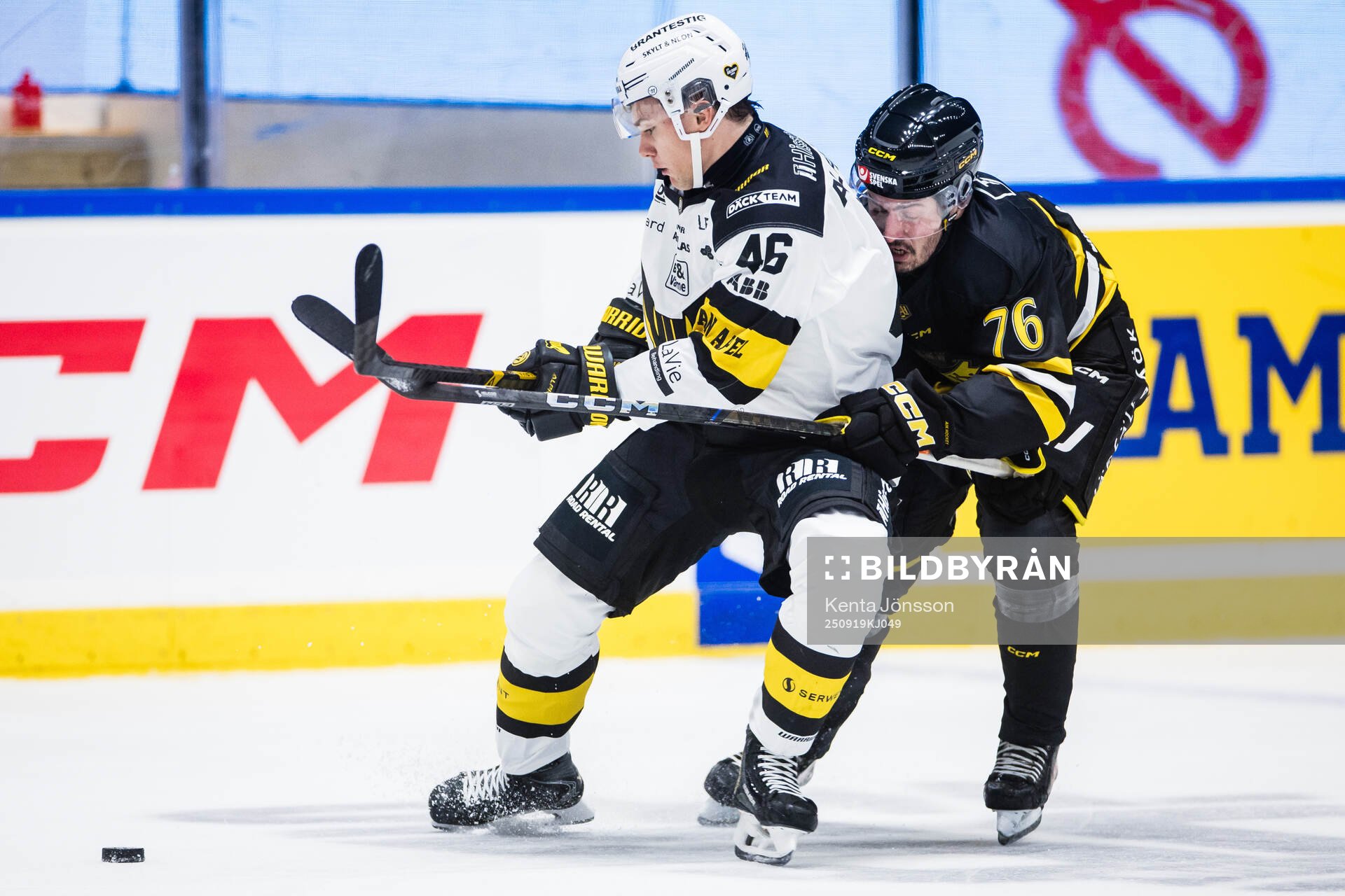Västerås Svante Sjödin och AIKs Erik Aterius
