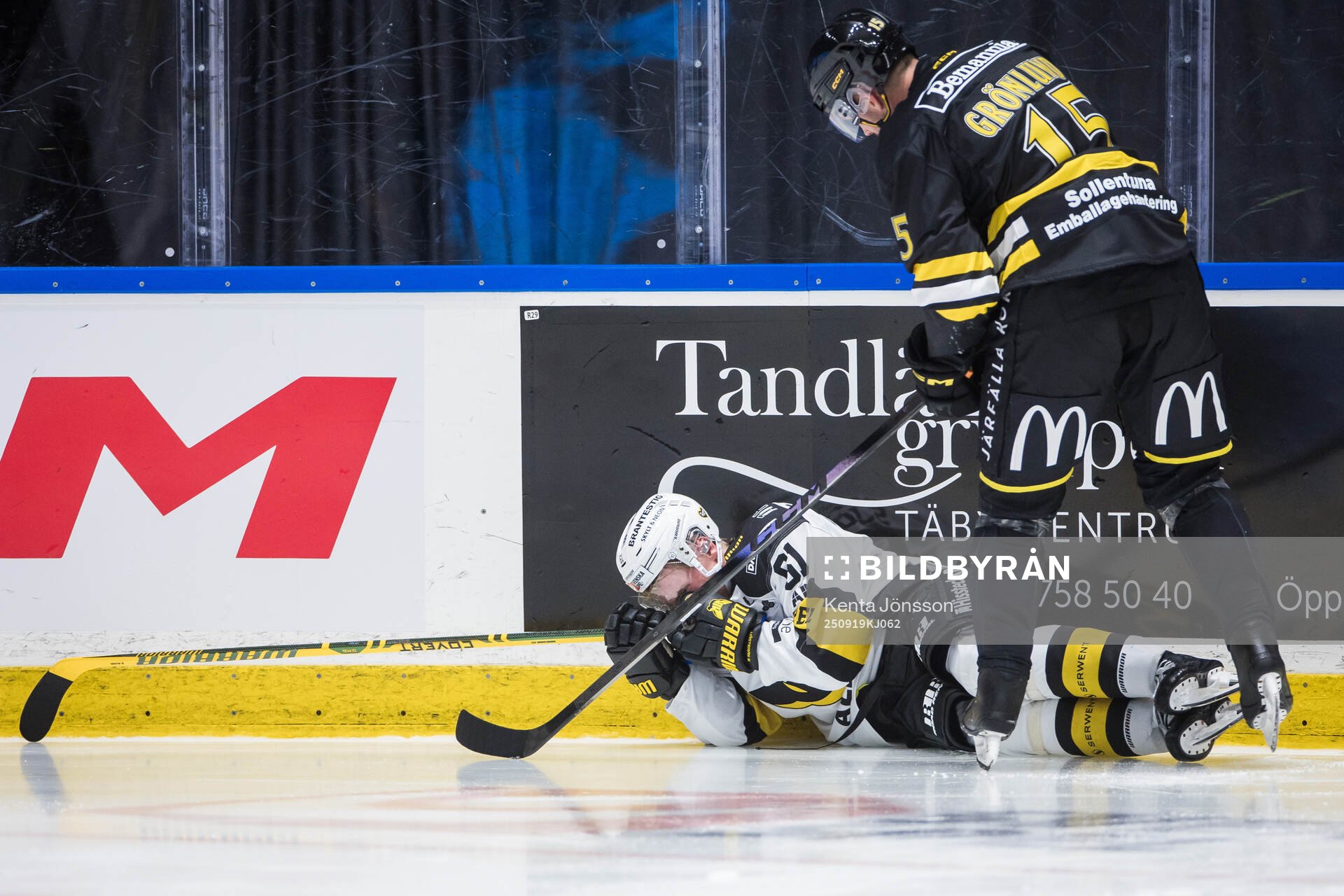Västerås Malte Sjögren har ont