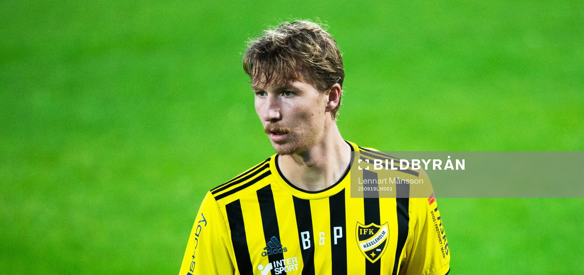 IFK Hässleholms Hugo Arvidsson i matchen i div. 2 mellan