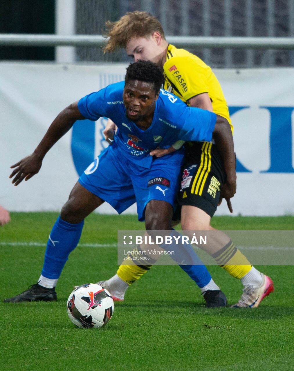 IFK Hässleholms Max Persson i matchen i div. 2 mellan