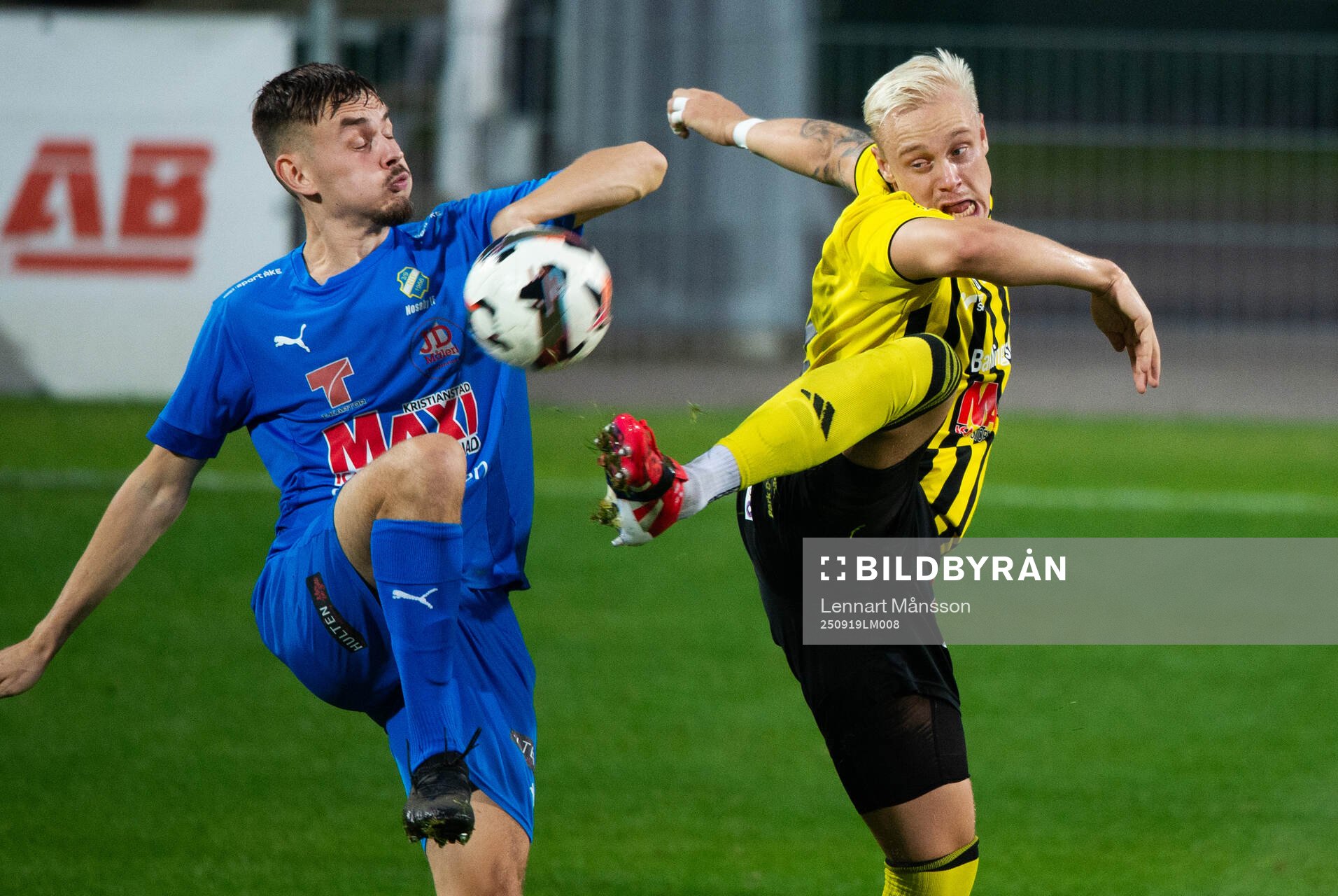 IFK Hässleholms Alexander Sjöström i matchen i div. 2