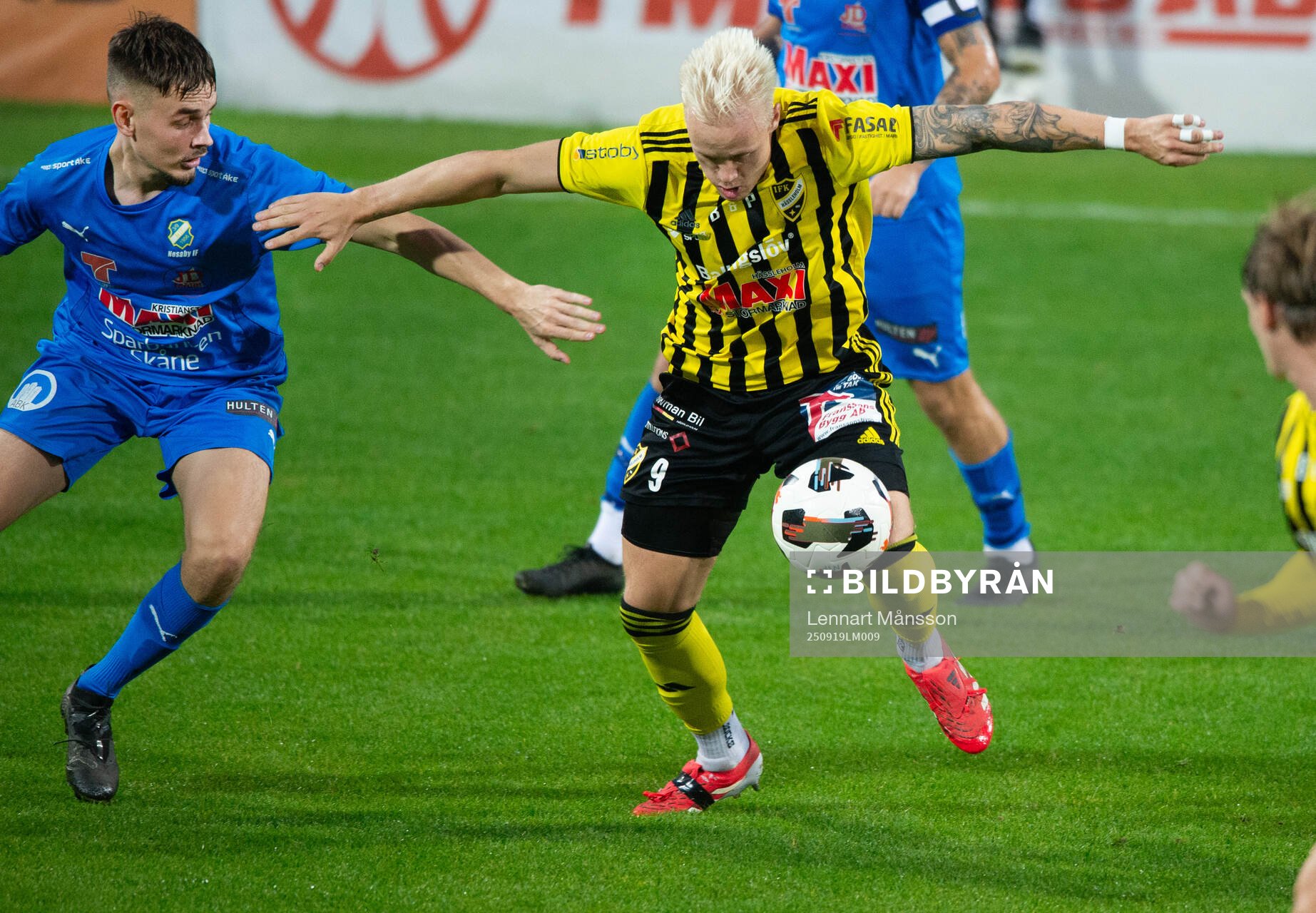 IFK Hässleholms Alexander Sjöström i matchen i div. 2