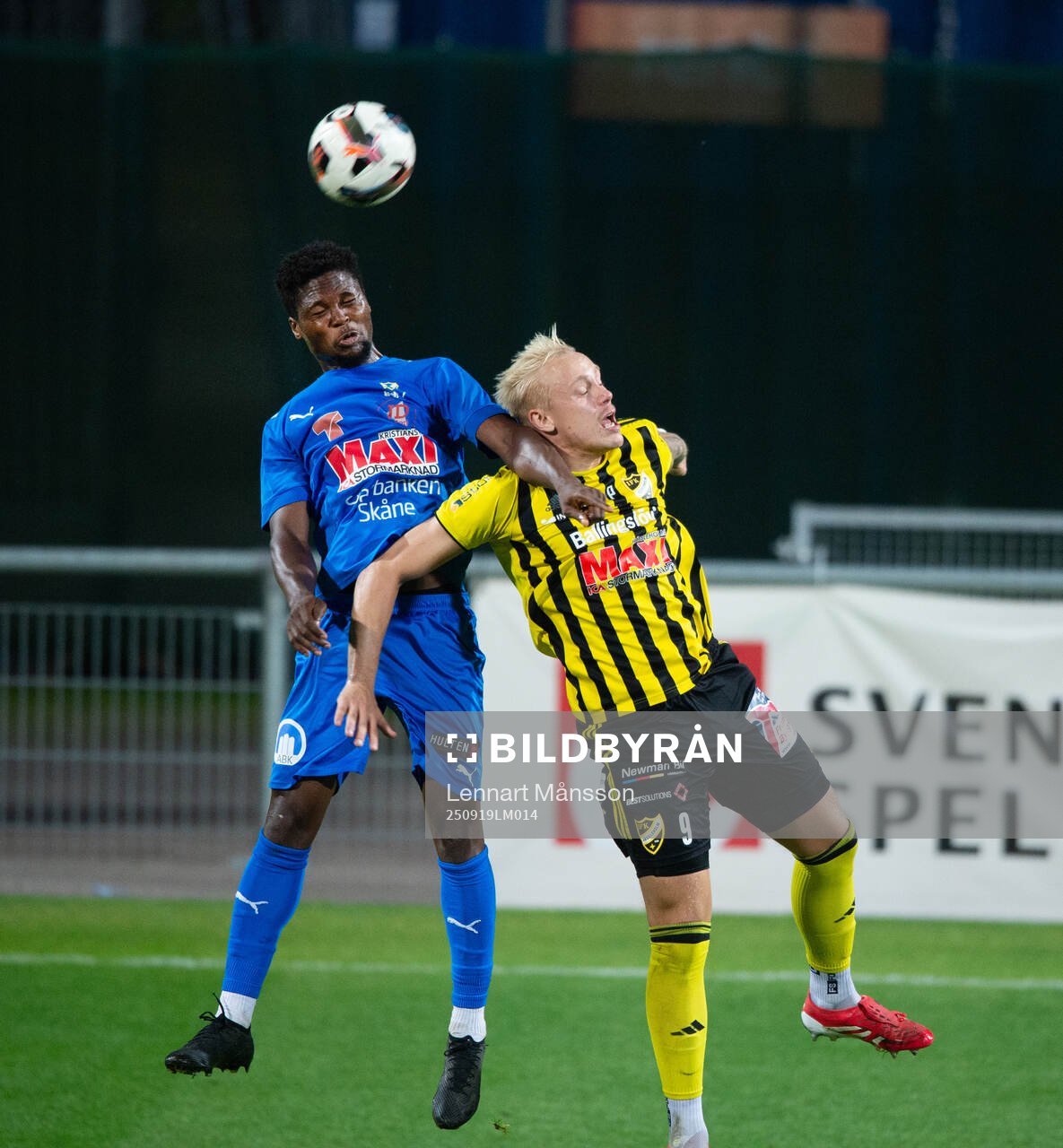 IFK Hässleholms Alexander Sjöström i matchen i div. 2