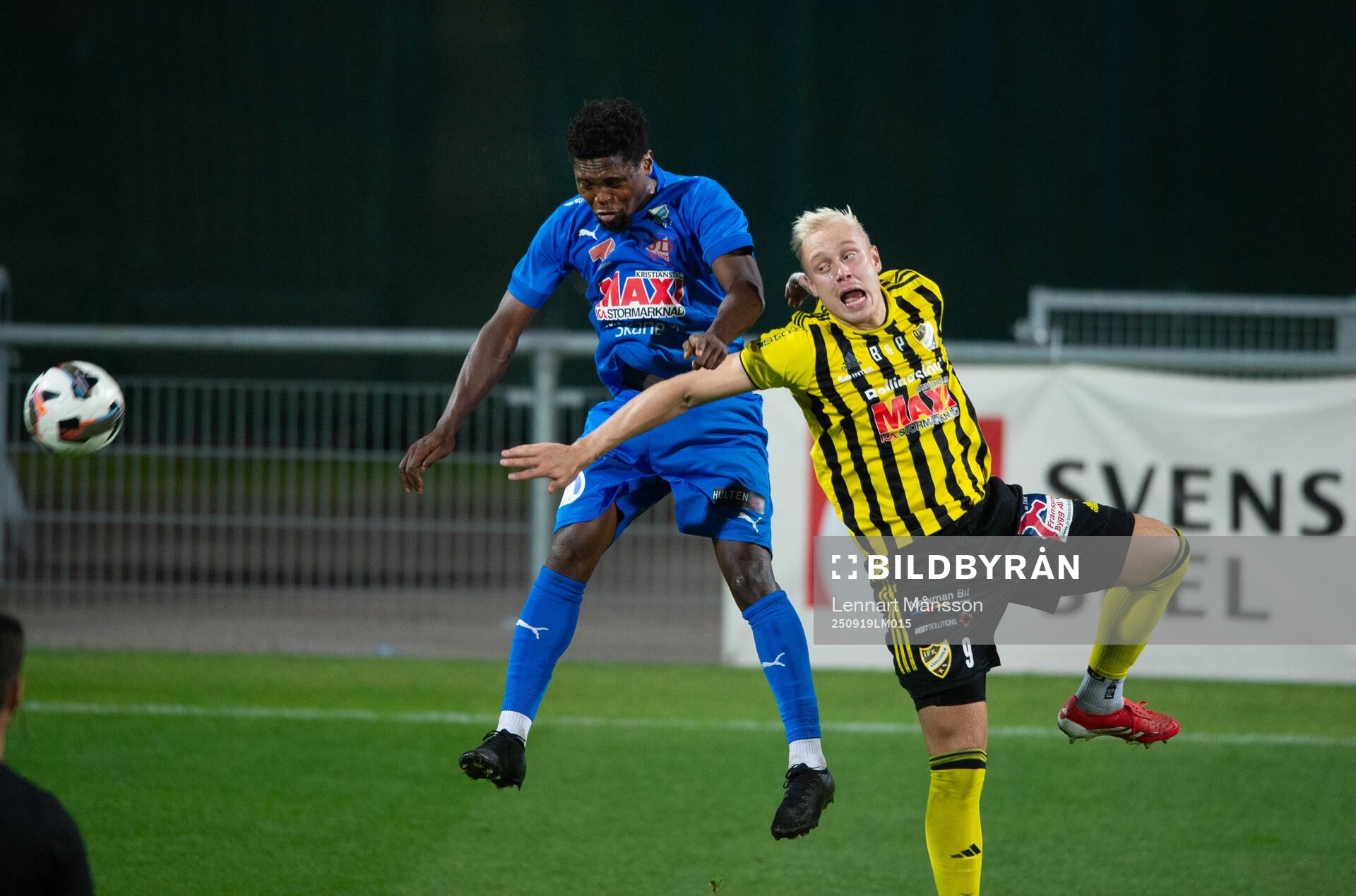 IFK Hässleholms Alexander Sjöström i matchen i div. 2