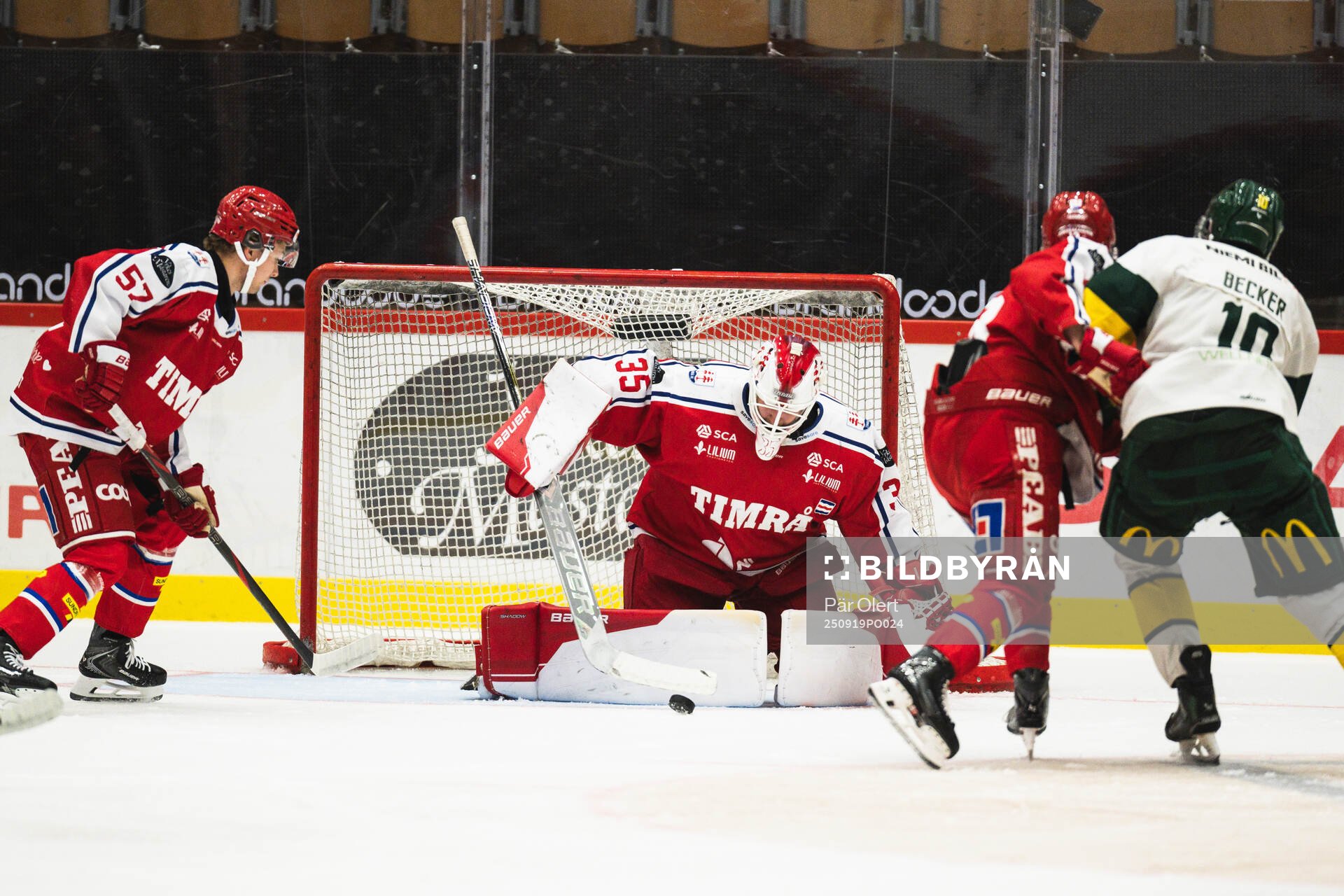 Timrås målvakt Simon Westling
