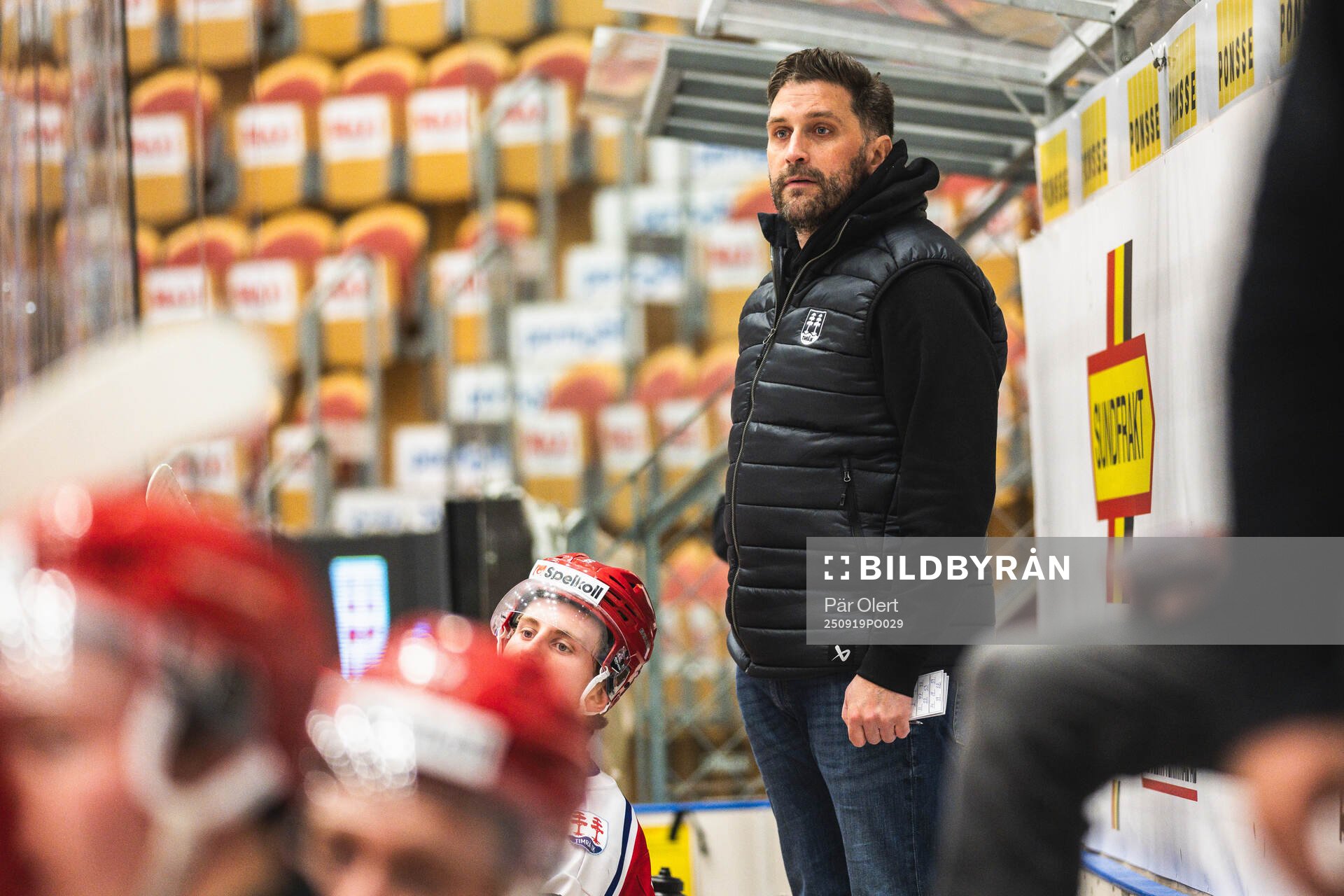 Timrås tränare Per Hallin