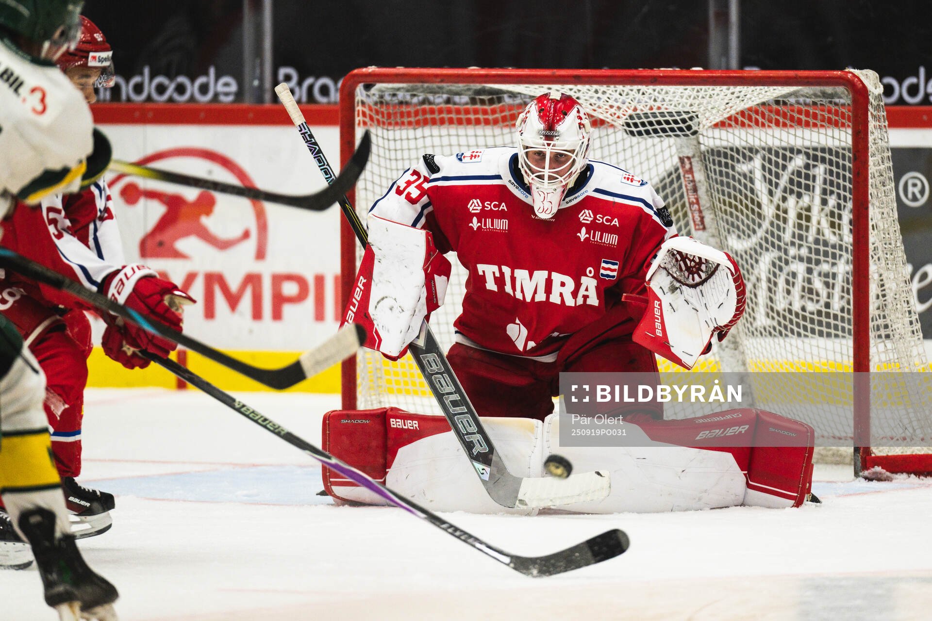 Timrås målvakt Simon Westling