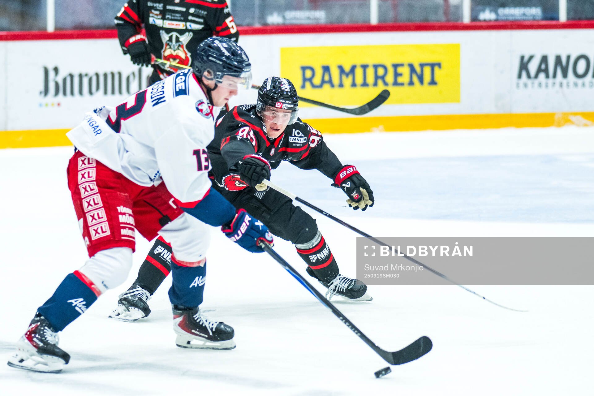 Oskarshamns Joel Svensson och Nybros Gabriel Säll