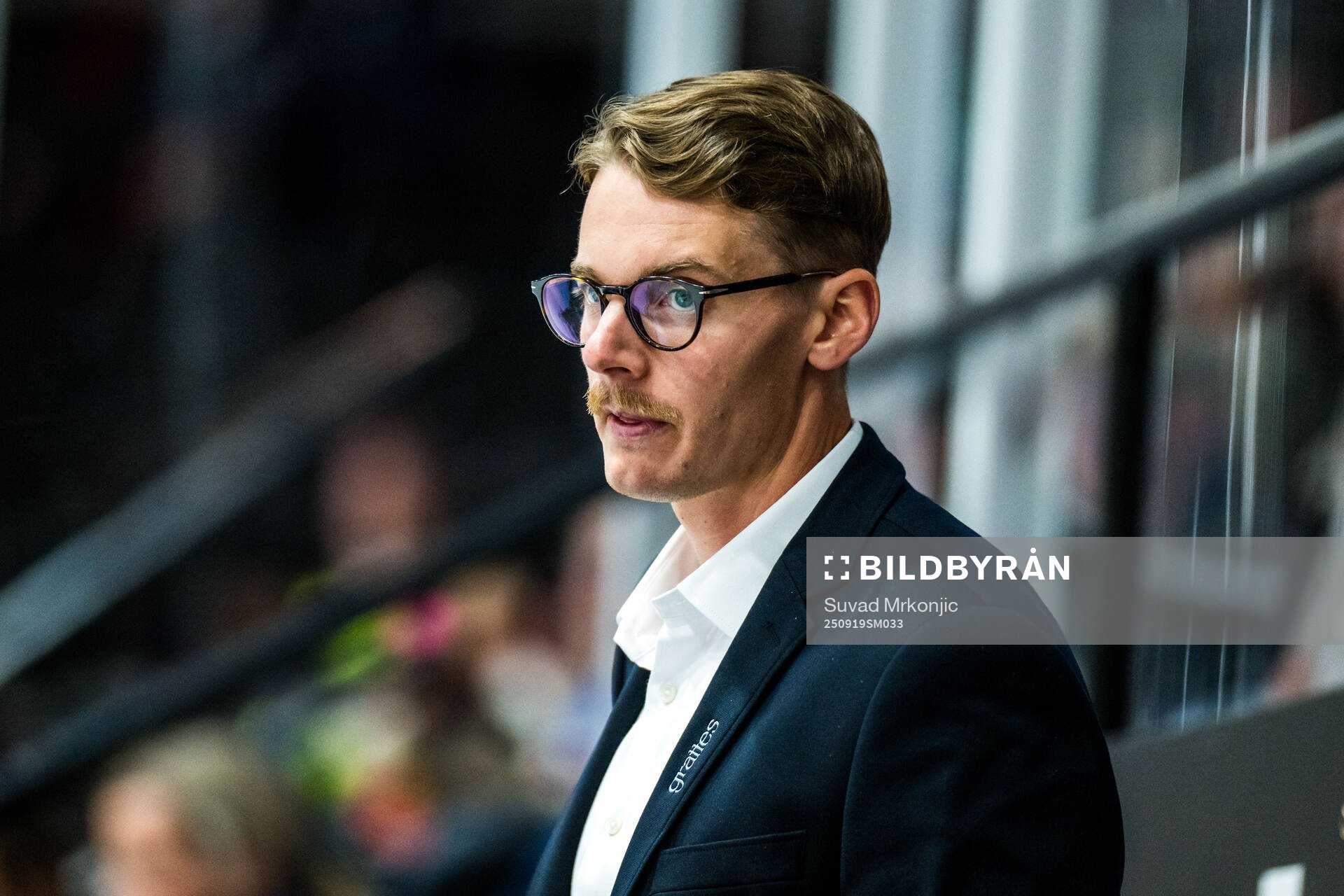Nybros assisterande tränare Albin Blomqvist