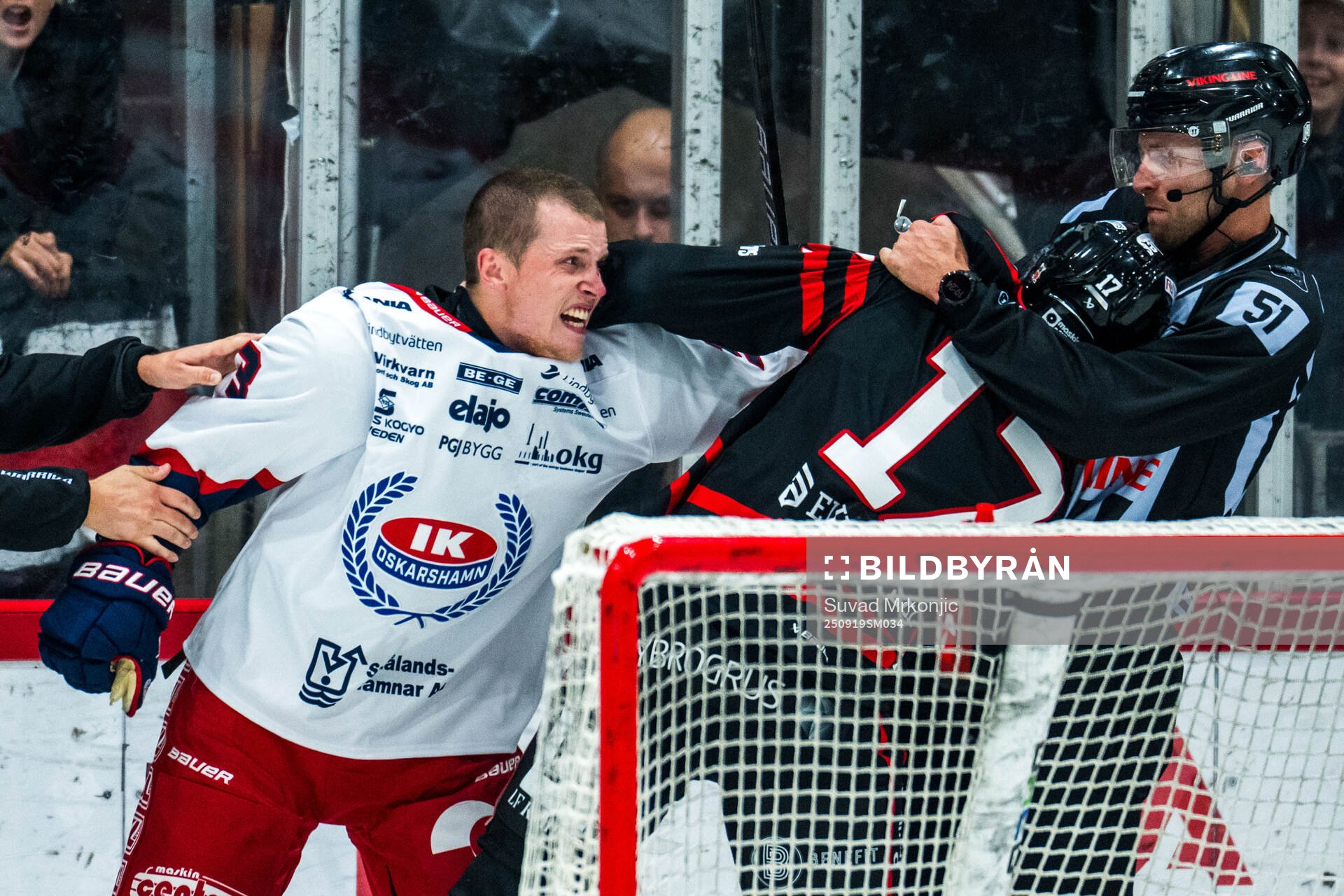 Oskarshamns Ludvig Östman och Nybros Emil Forslund