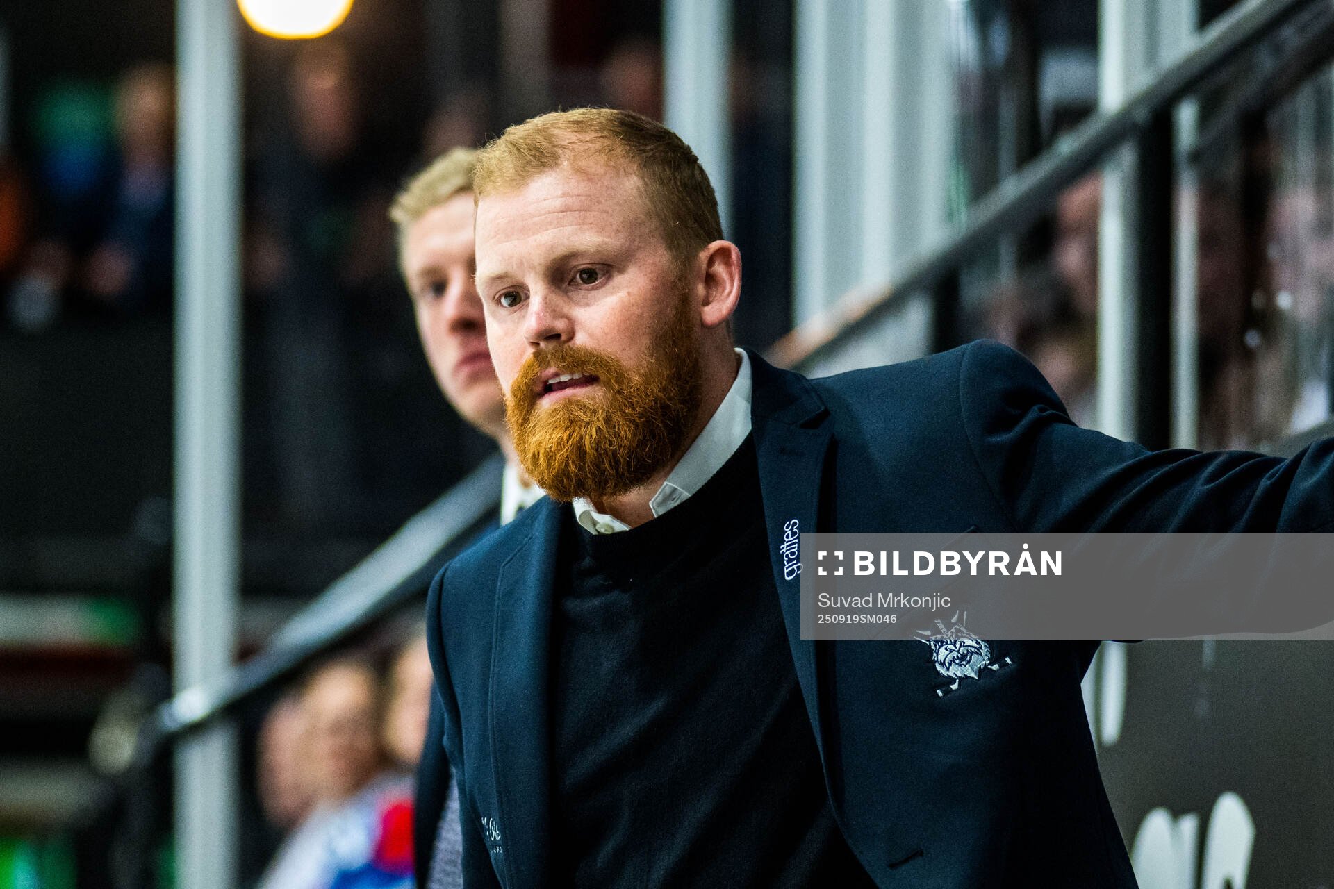 Nybros assisterande tränare Robin Wengdahl