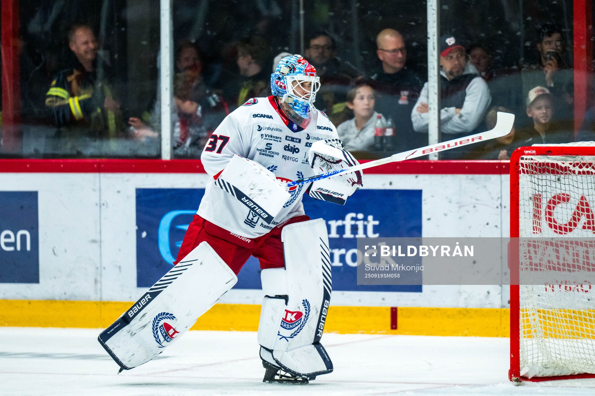 Oskarshamns målvakt Emil Vuorio