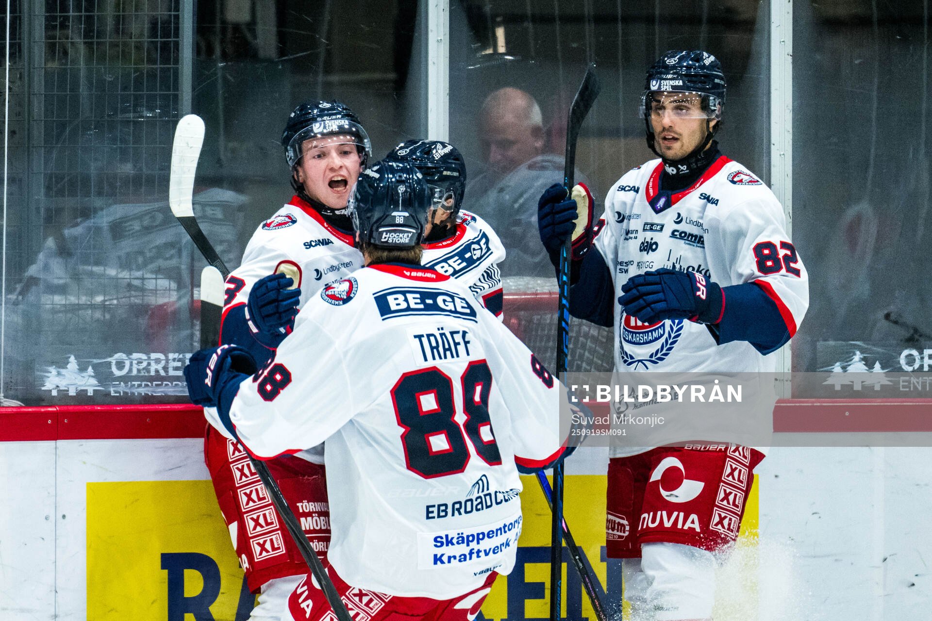Oskarshamns Joel Svensson jublar