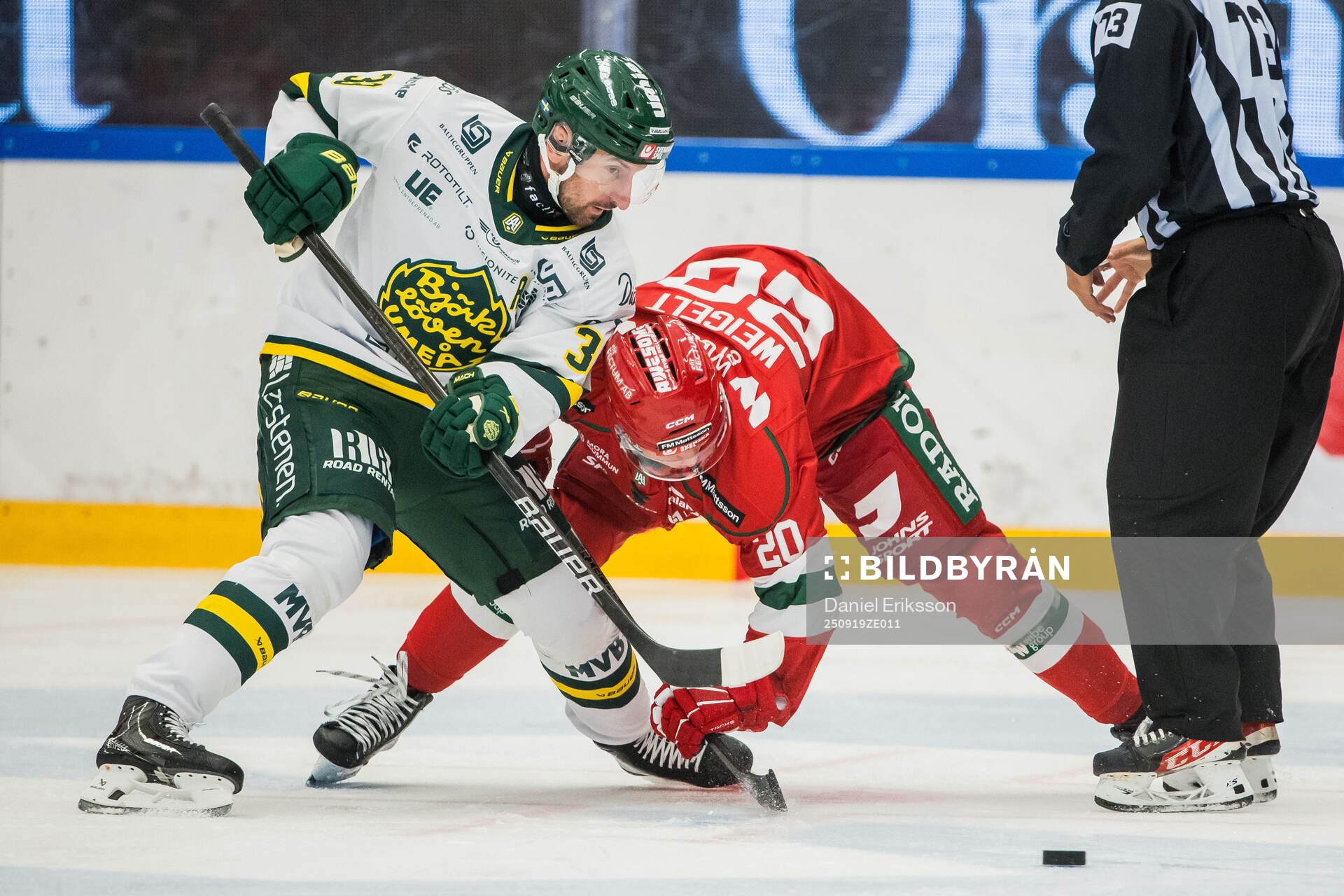Björklövens Albin Lundin och Moras Georg Weigelt