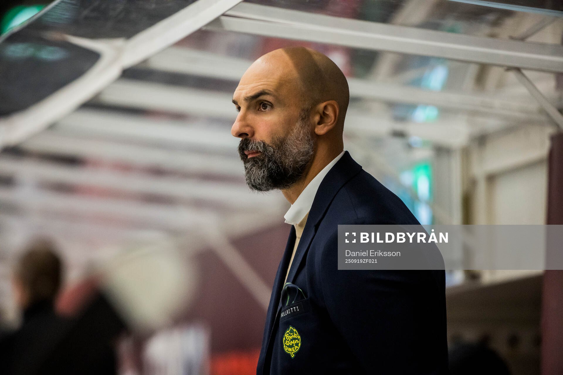 Björklövens assisterande tränare Daniel Rahimi