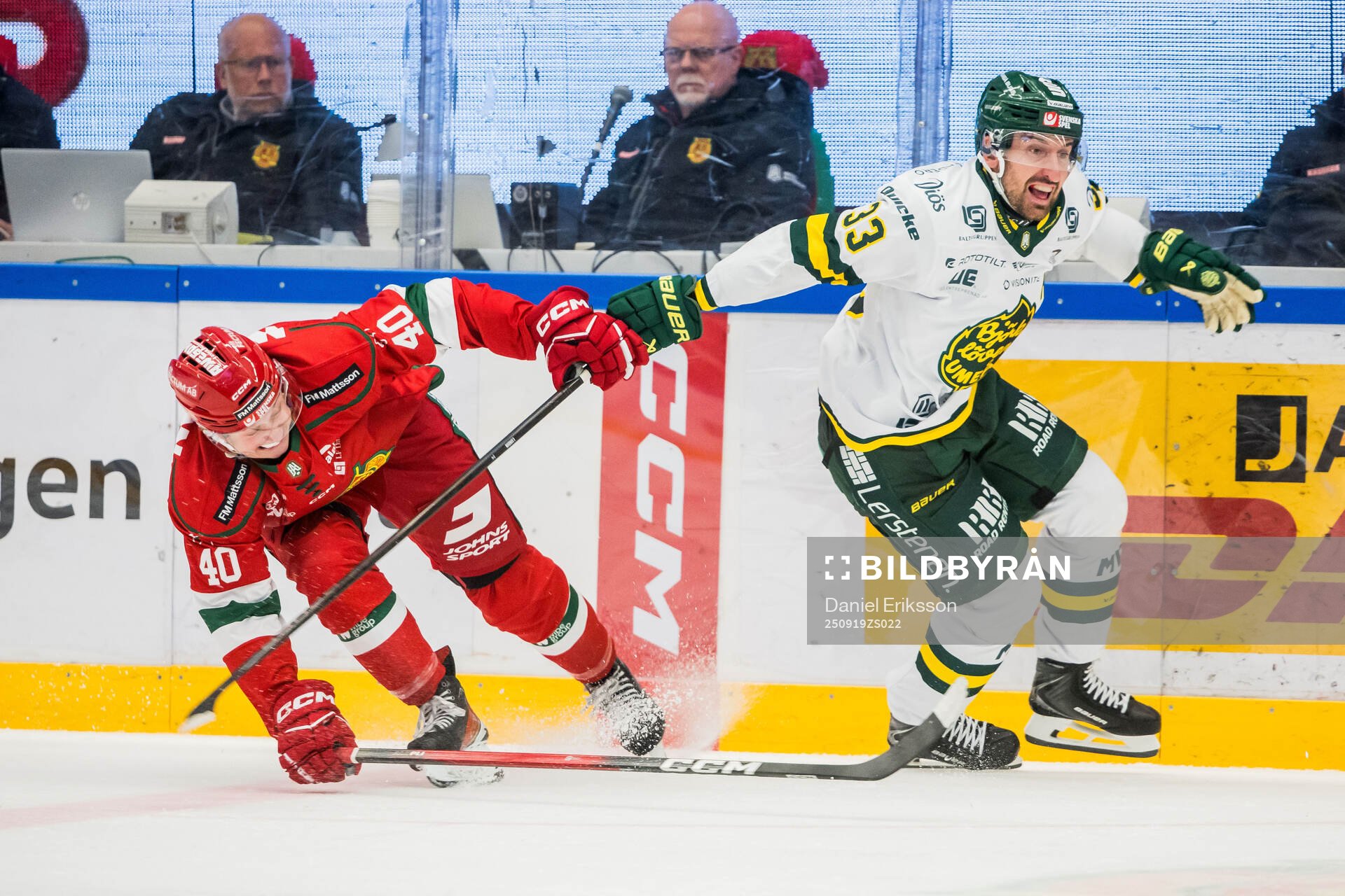Moras Felix Johansson och Björklövens Albin Lundin