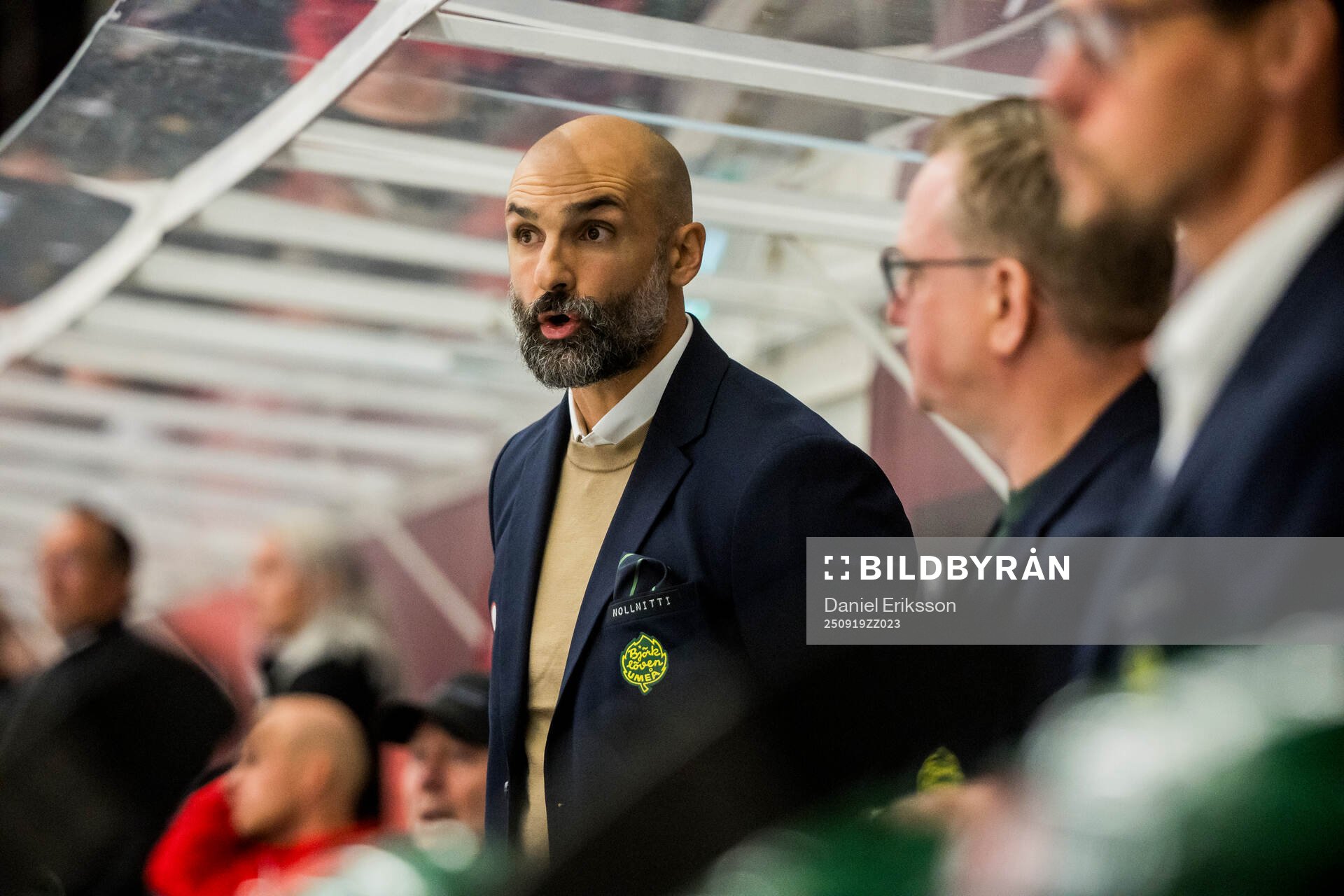 Björklövens assisterande tränare Daniel Rahimi