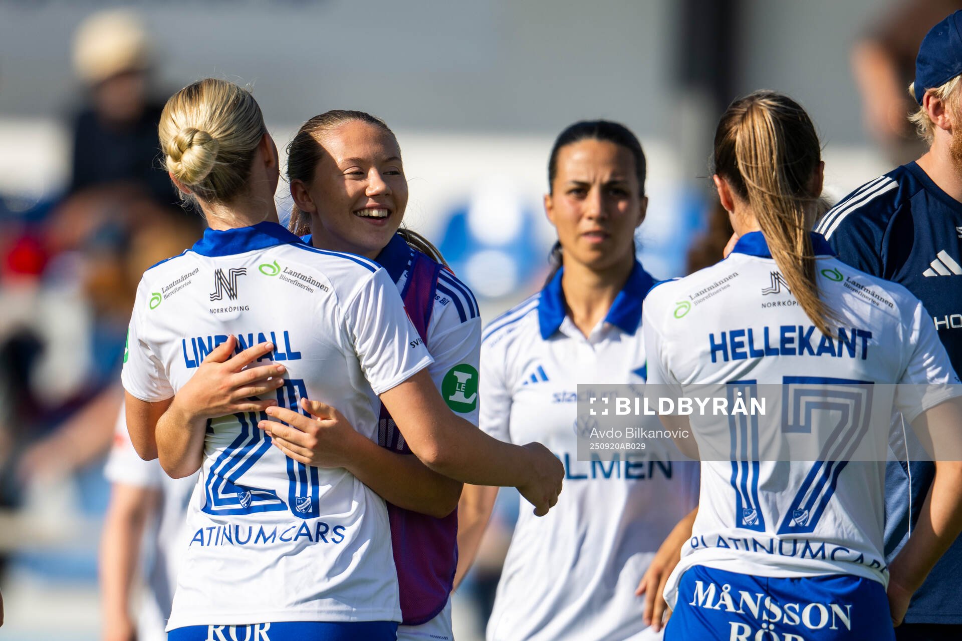 IFK Norrköpings Freja Lindwall och Paula Broddner