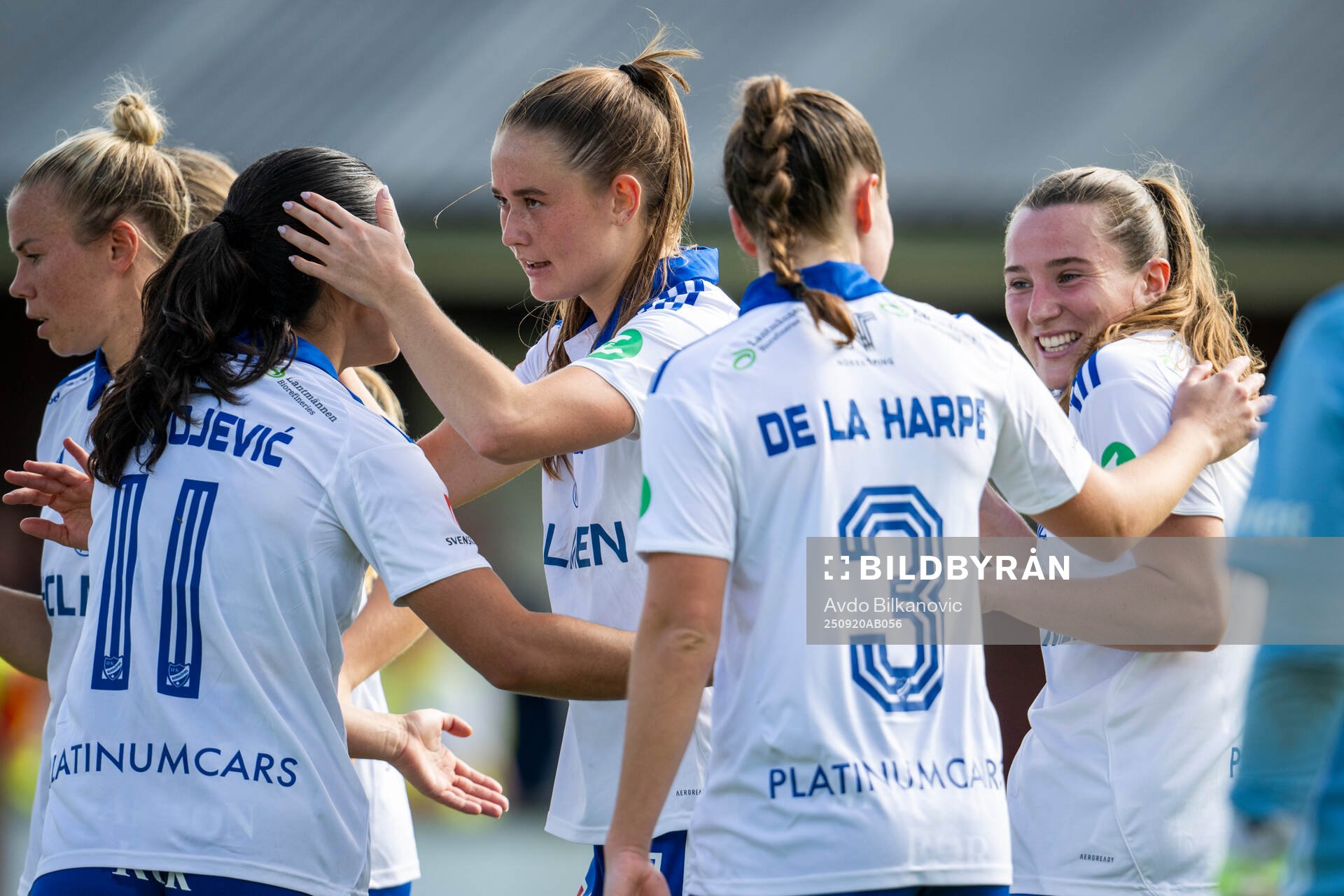 IFK Norrköpings Vesna Milivojevic och Svea Rehnberg jublar