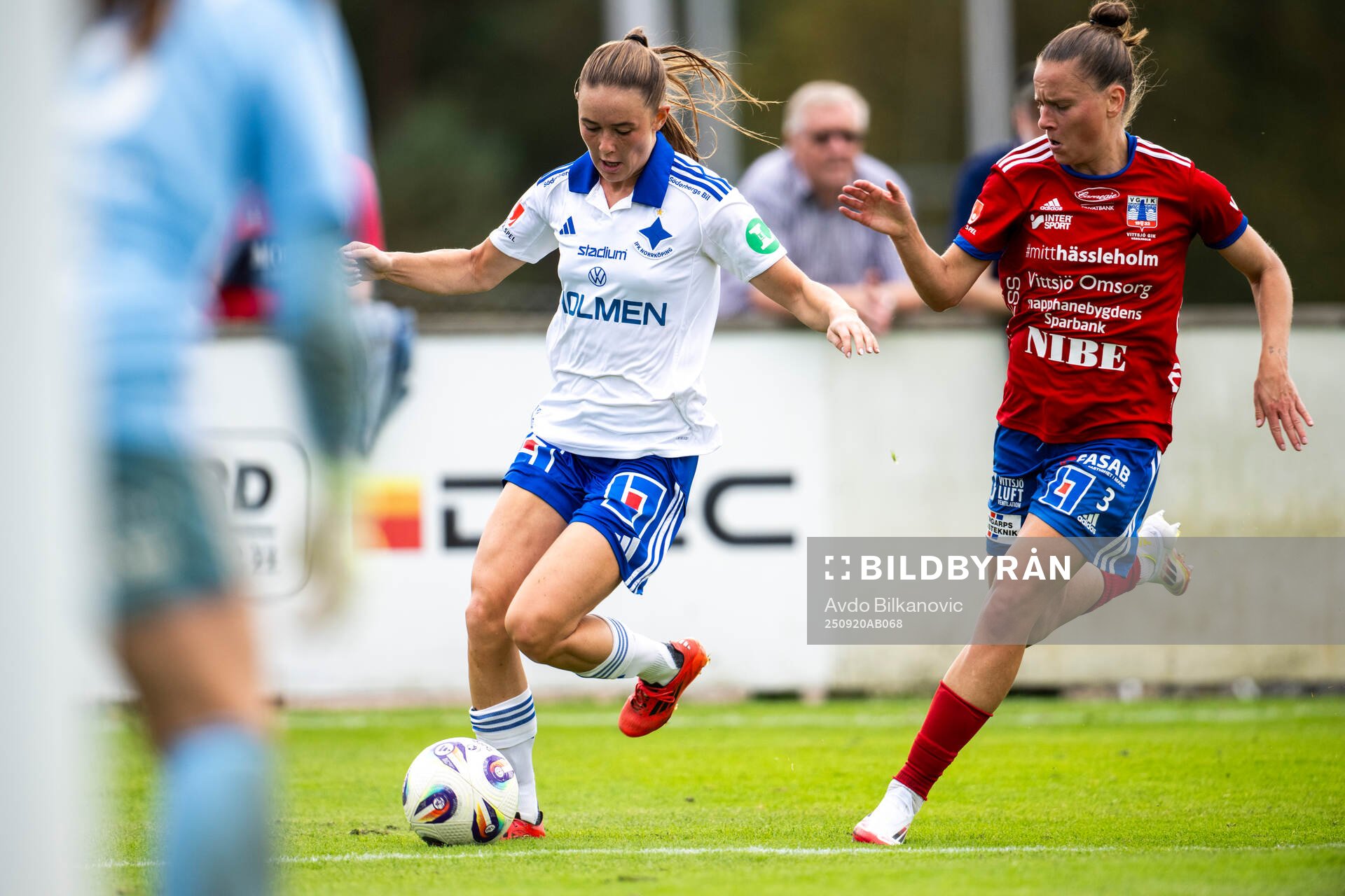 Vittsjös Julia Tunturi mot IFK Norrköpings Svea Rehnberg