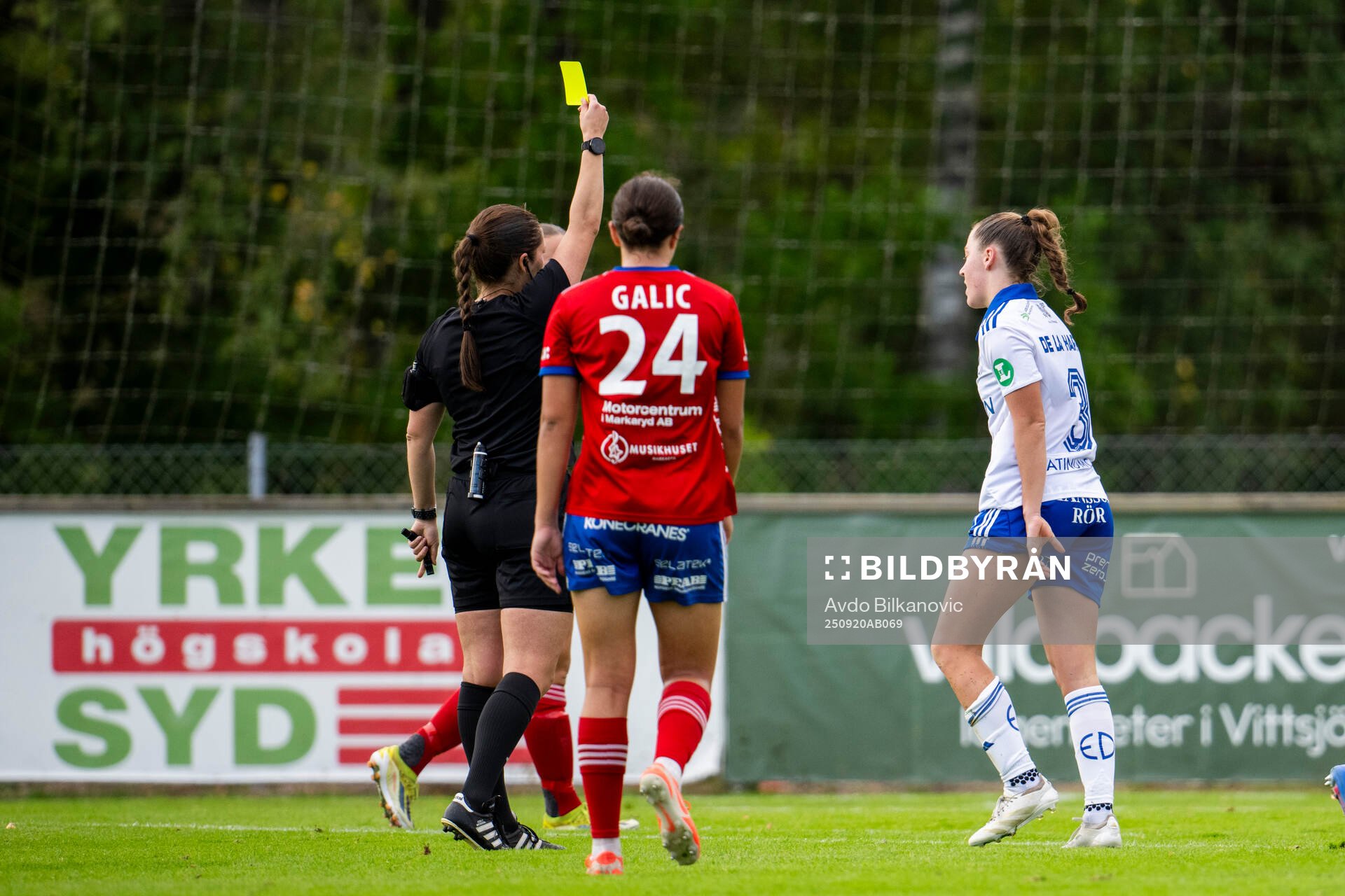 IFK Norrköpings Deborah-Anne De la Harpe får varning