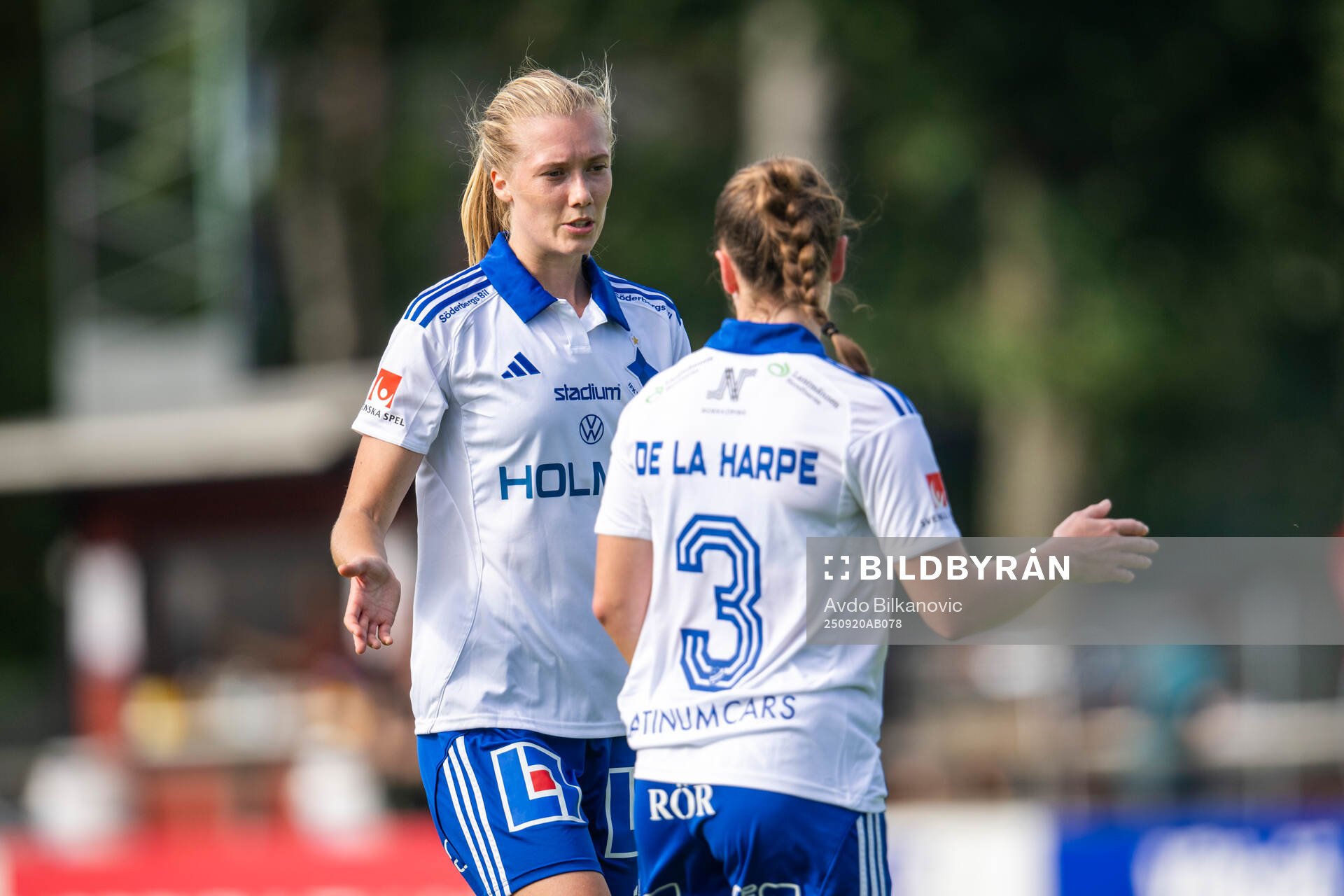IFK Norrköpings Ebba Handfast och Deborah-Anne De la Harpe