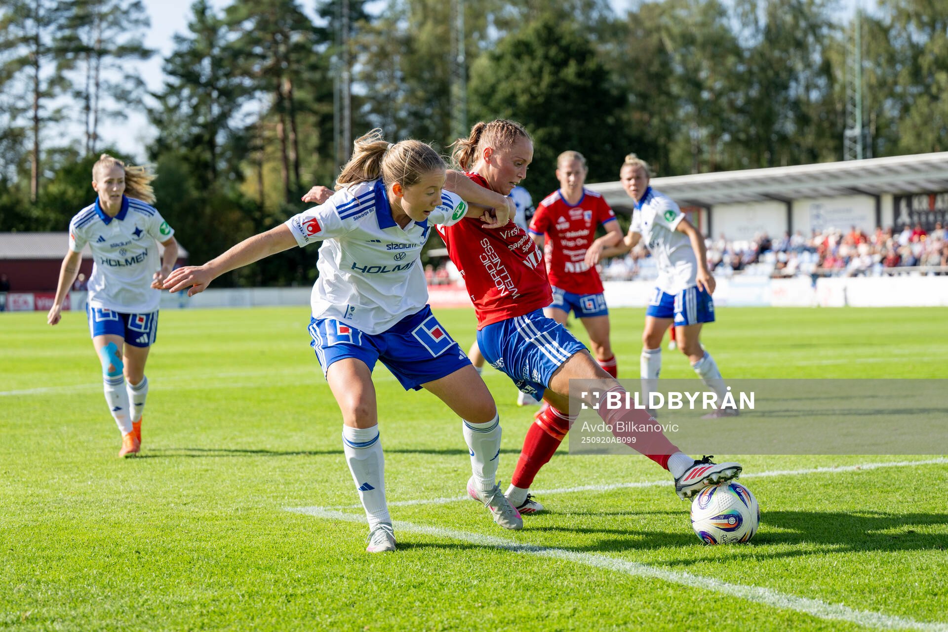 IFK Norrköpings Carrie Jones mot Vittsjös Olivia Wänglund
