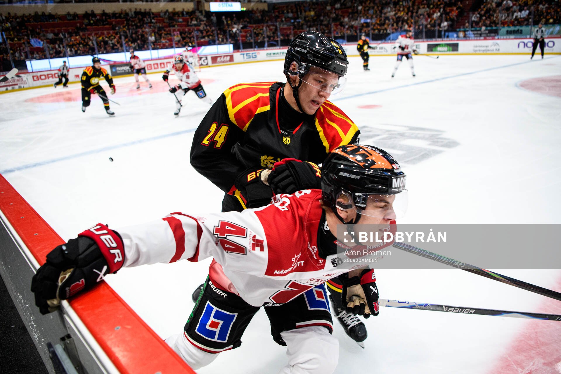 Brynäs Aron Dahlqvist och Örebros Melvin Fernström