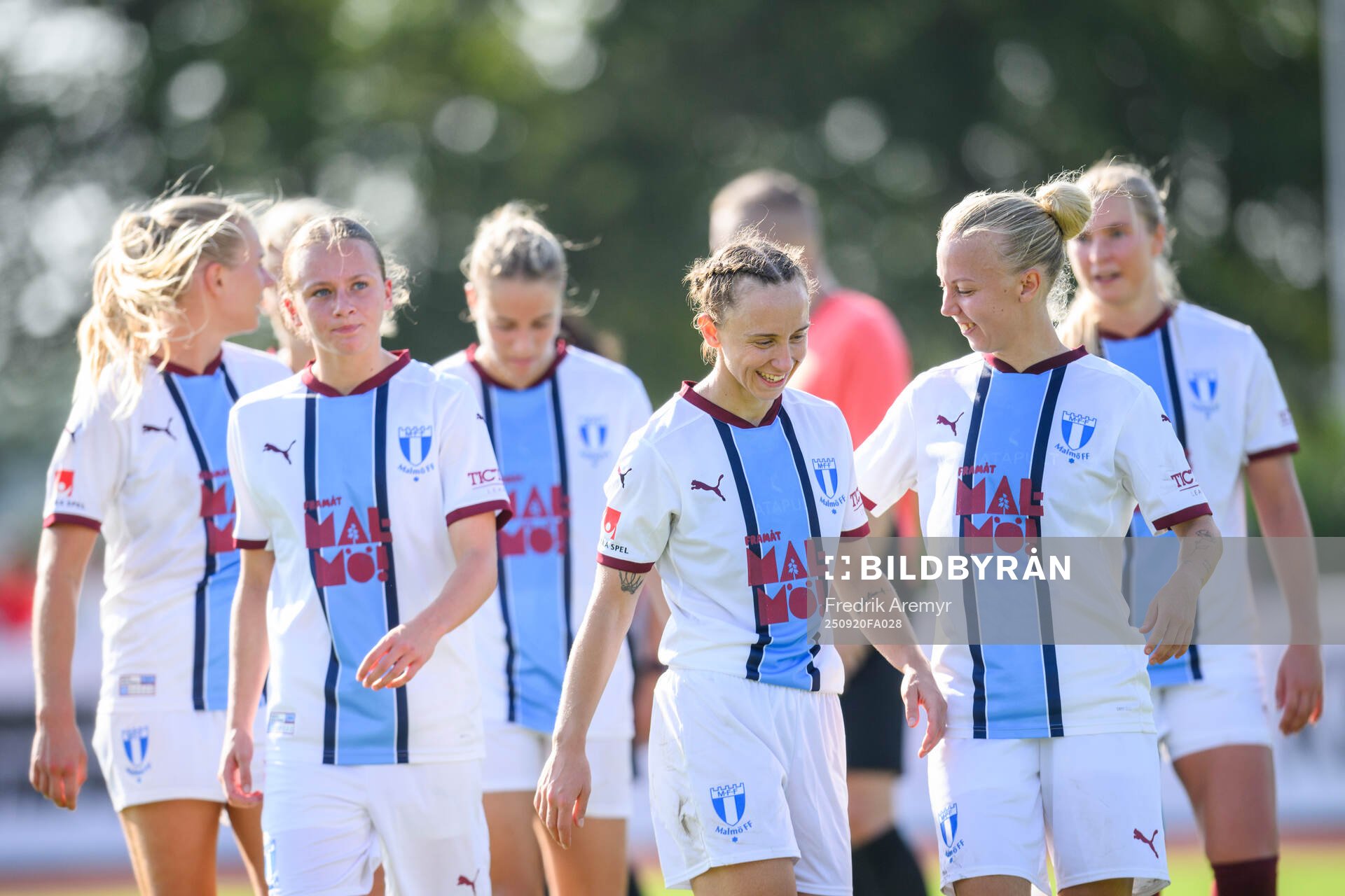 Malmö FFs spelare jublar