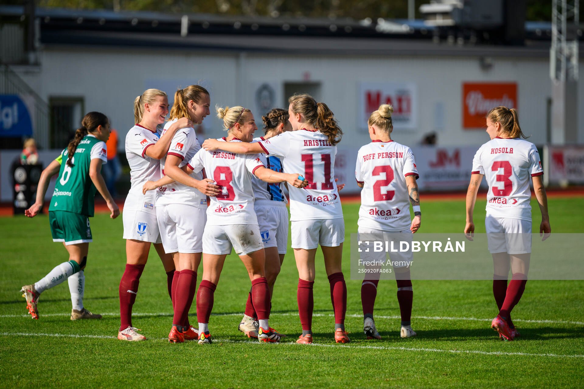 Malmö FFs spelare jublar