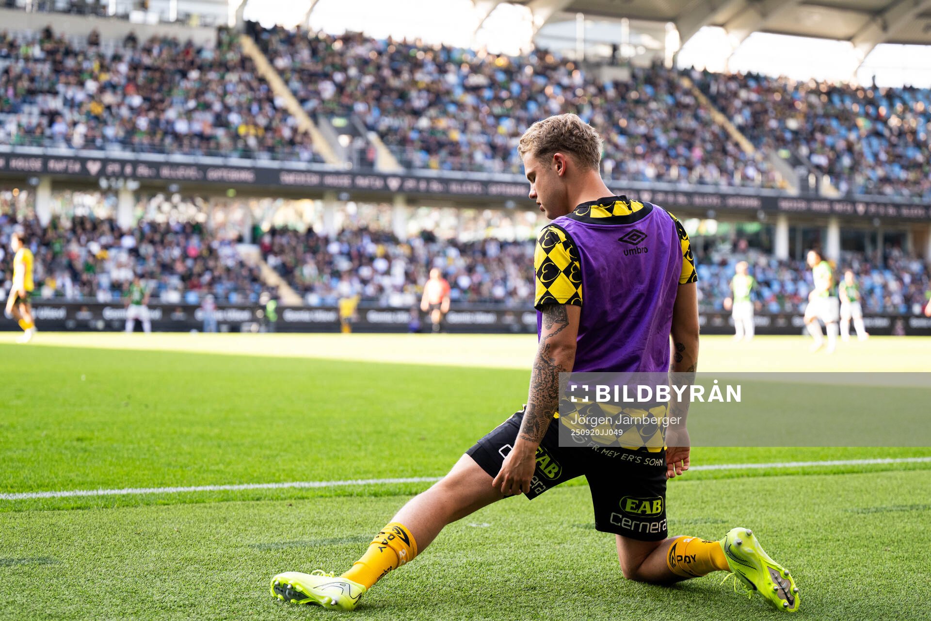 under fotbollsmatchen i Allsvenskan mellan GAIS och Elfsborg