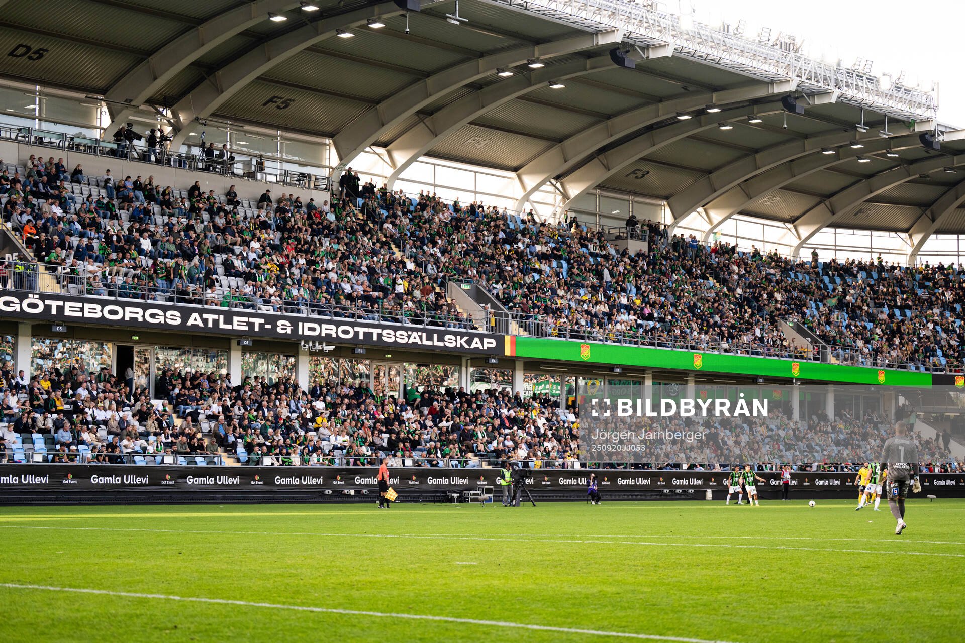 under fotbollsmatchen i Allsvenskan mellan GAIS och Elfsborg