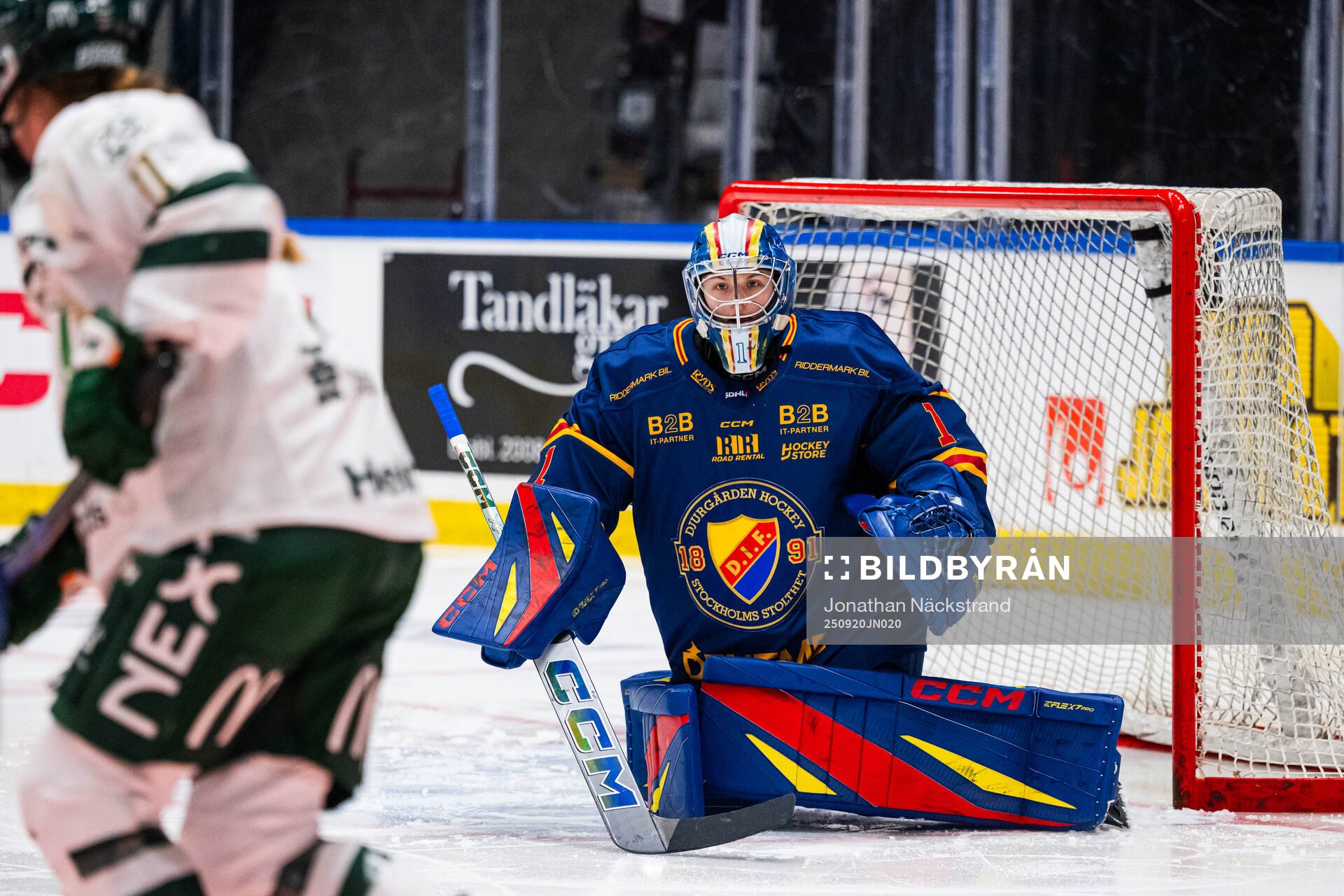 Djurgårdens målvakt Lia Leiderö Palmlöv