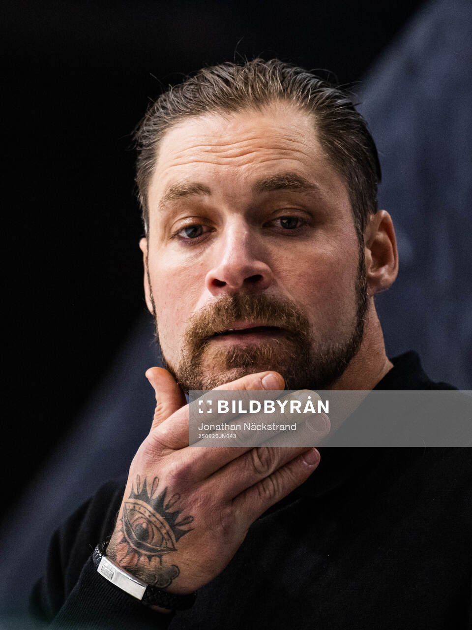 Färjestads tränare Johan Fransson