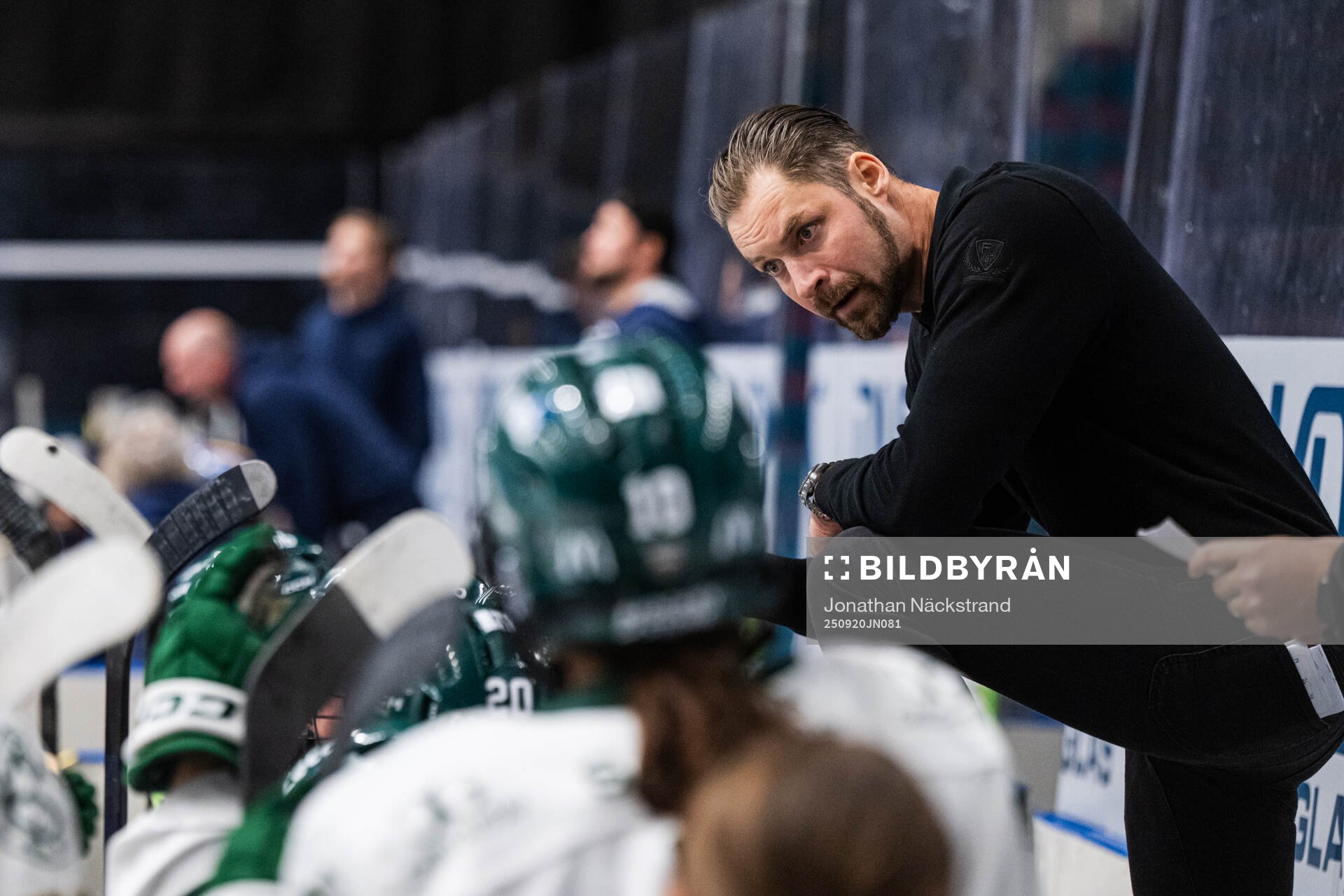 Färjestads tränare Johan Fransson