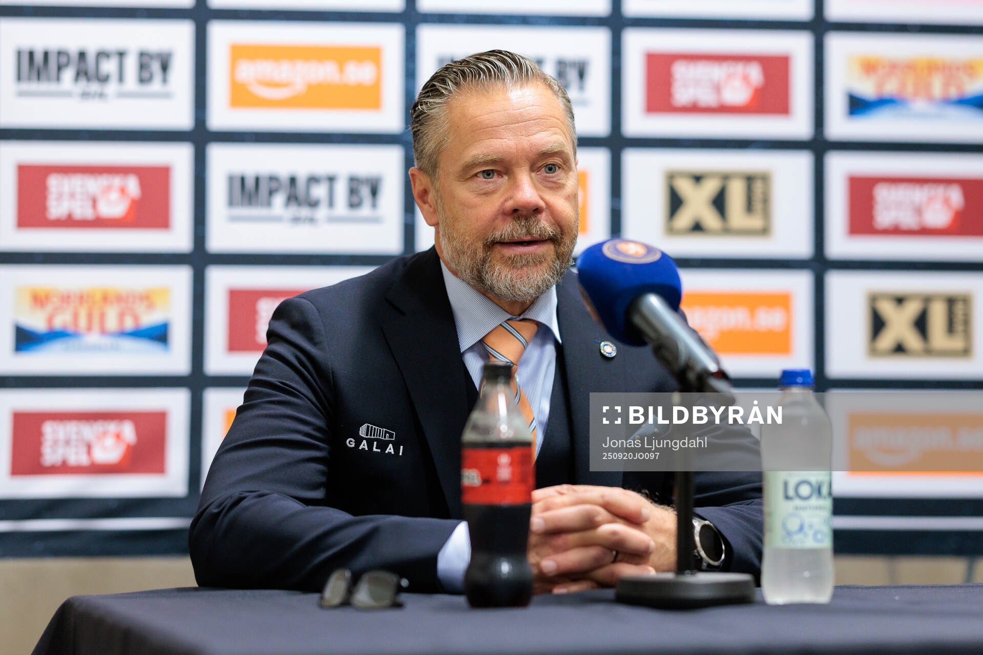 Växjös assisterande tränare Fredrik Hellgren på