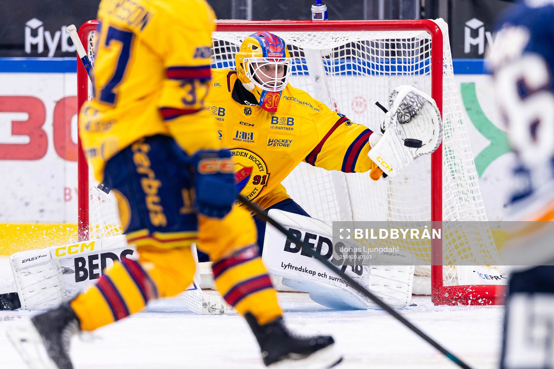 Djurgårdens målvakt Hugo Hävelid