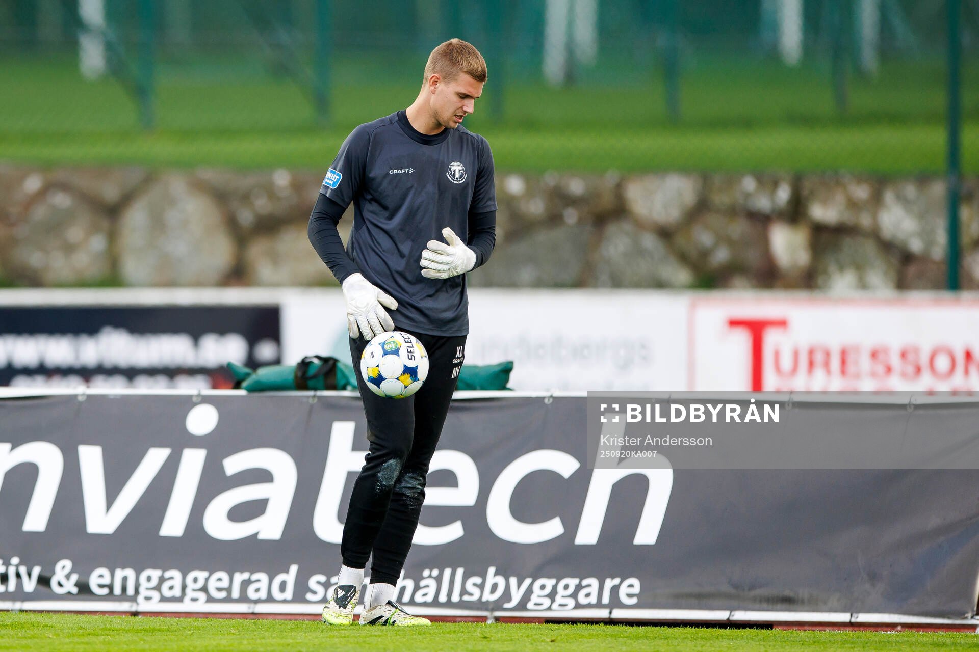 Trelleborgs målvakt Mathias Nilsson