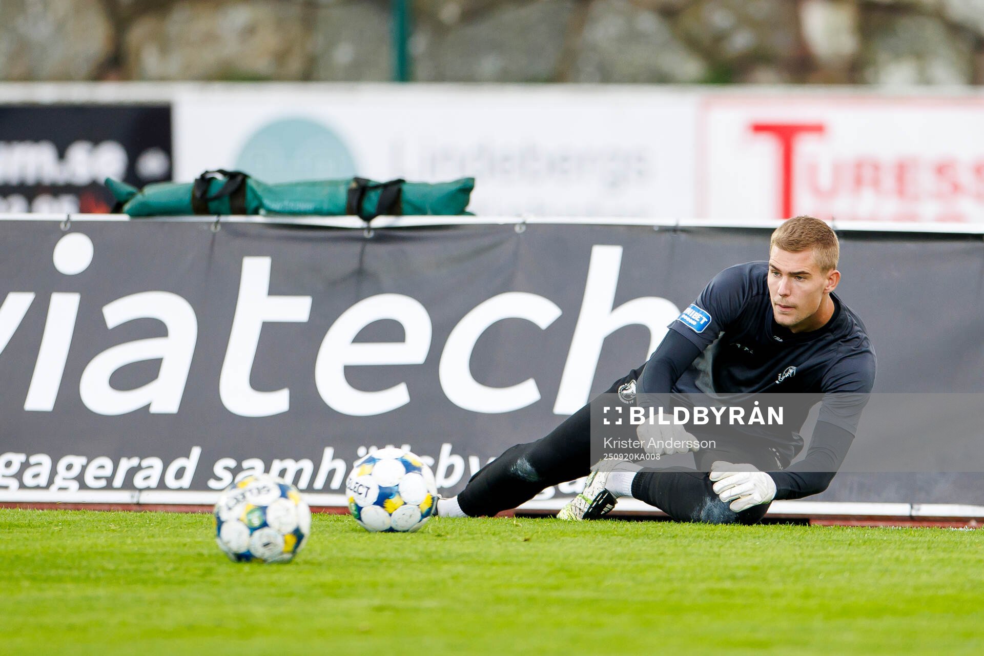 Trelleborgs målvakt Mathias Nilsson