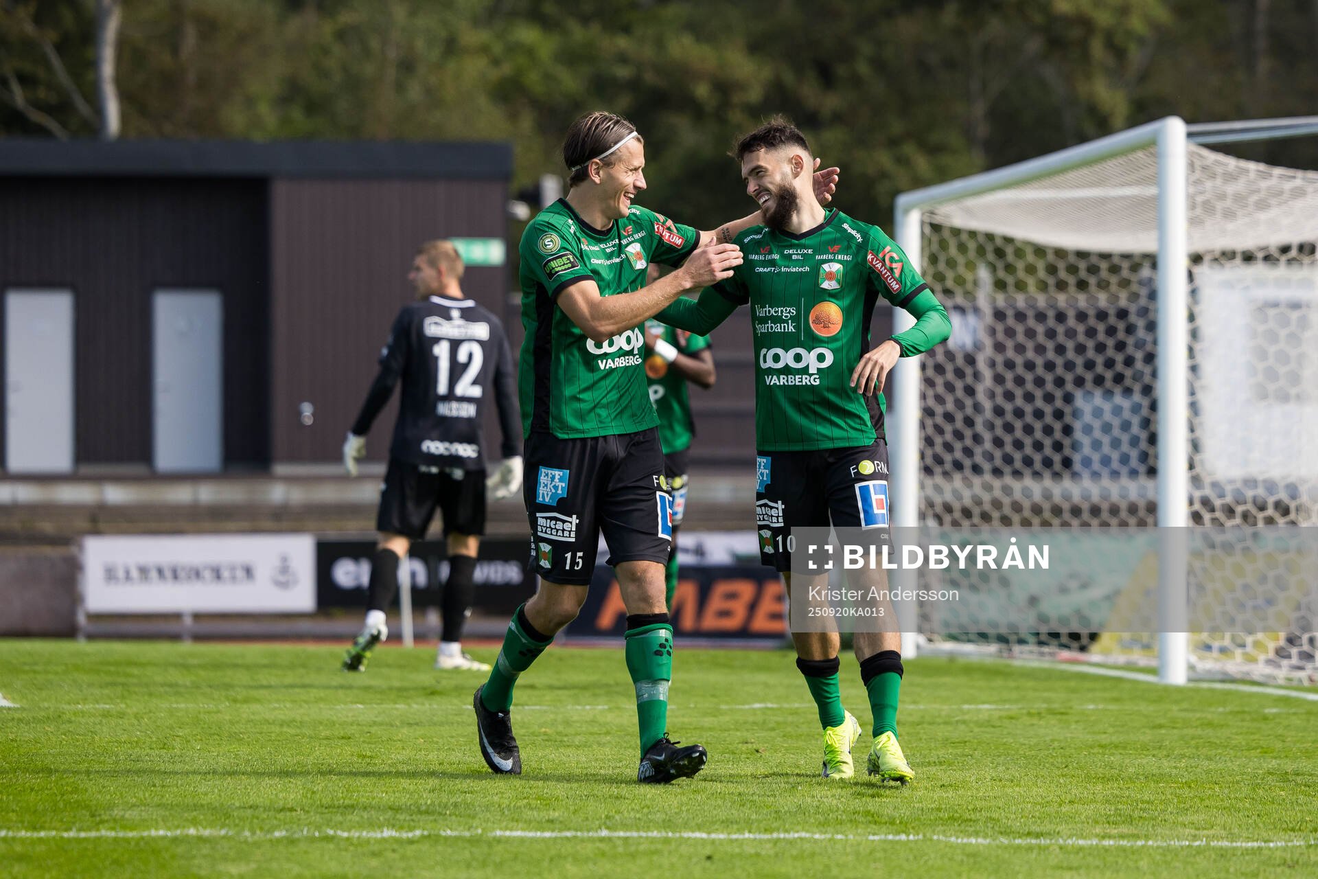 Varbergs Laorent Shabani och Jesper Jonasson Westermark