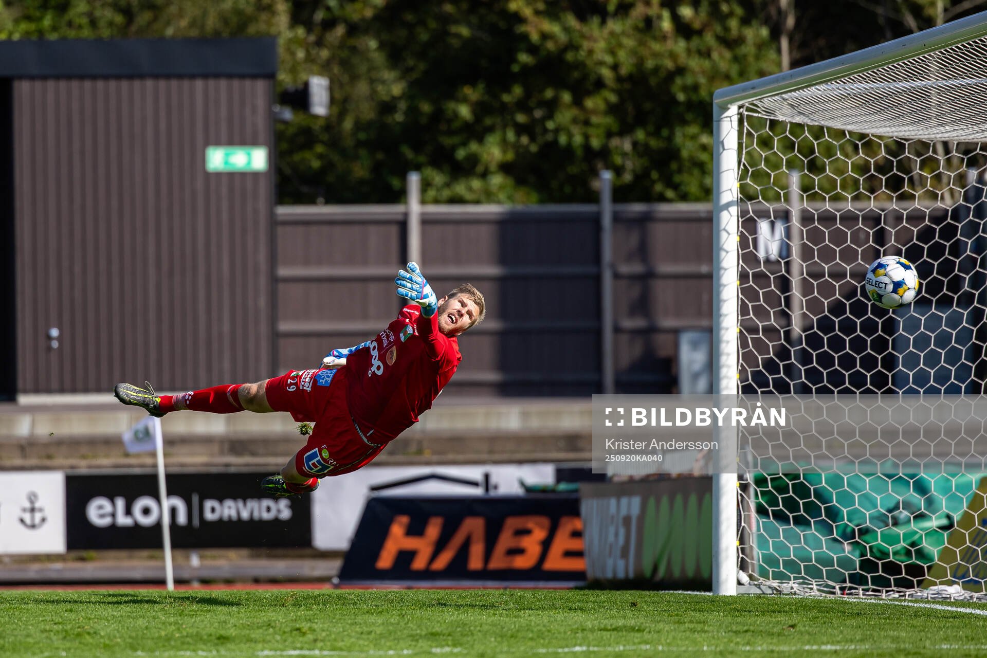 Varbergs målvakt Fredrik Andersson