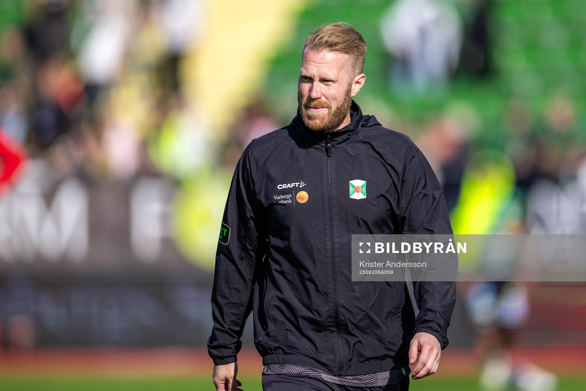 Varbergs målvaktstränare Fredrik Backe