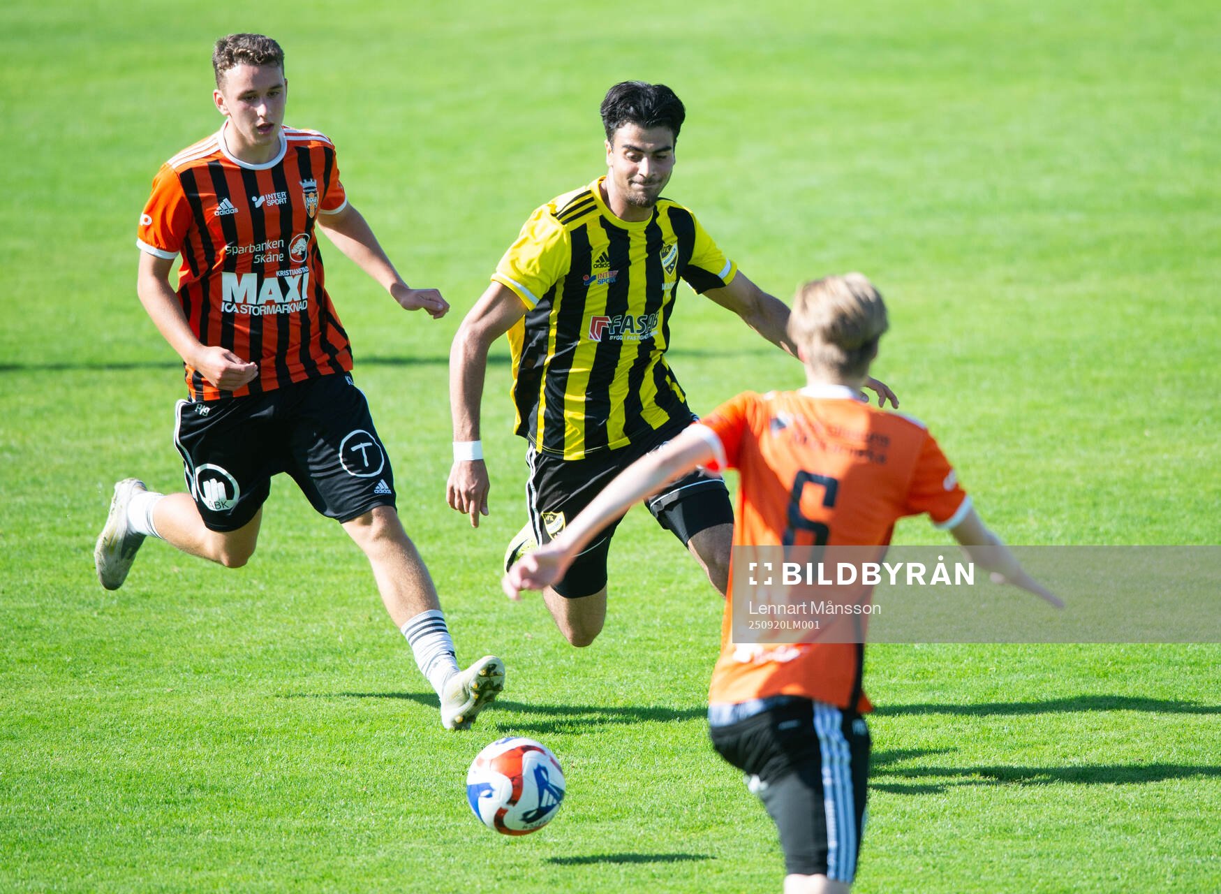 IFK Hässleholms Qusay Ahmad i matchen i U19 mellan IFK