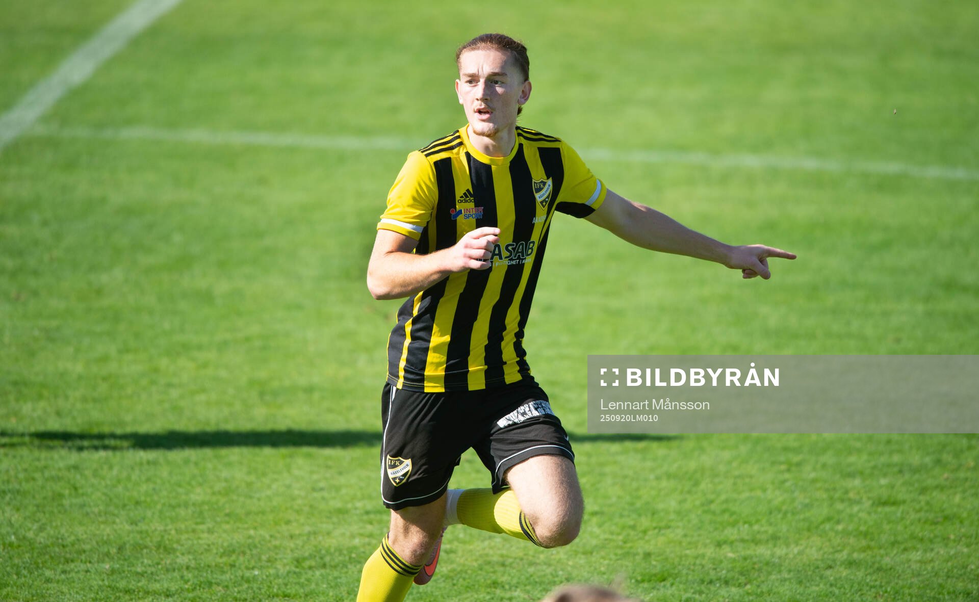IFK Hässleholms Benjamin Alija i matchen i U19 mellan IFK