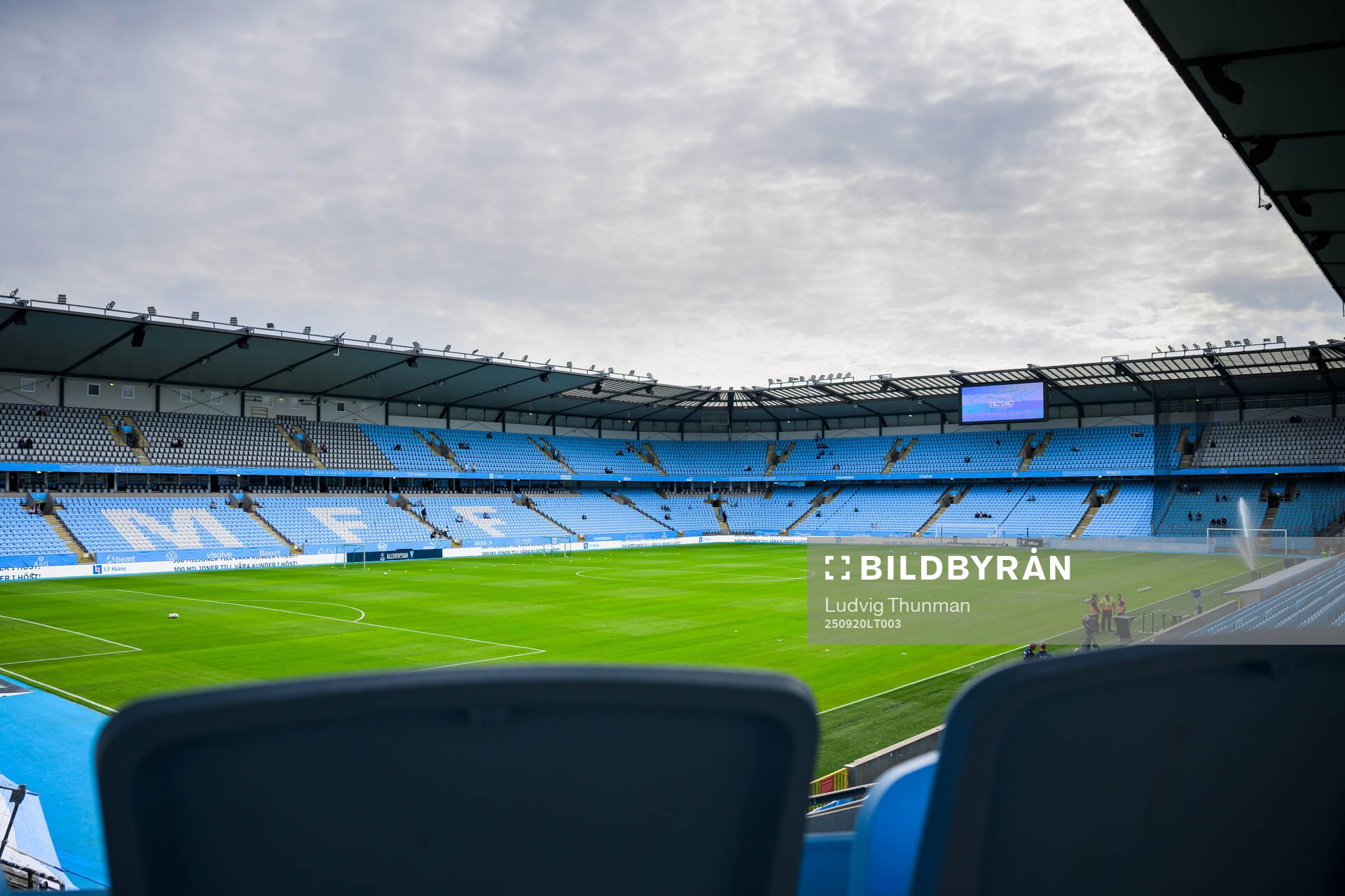 Interiör vy över Eleda Stadion